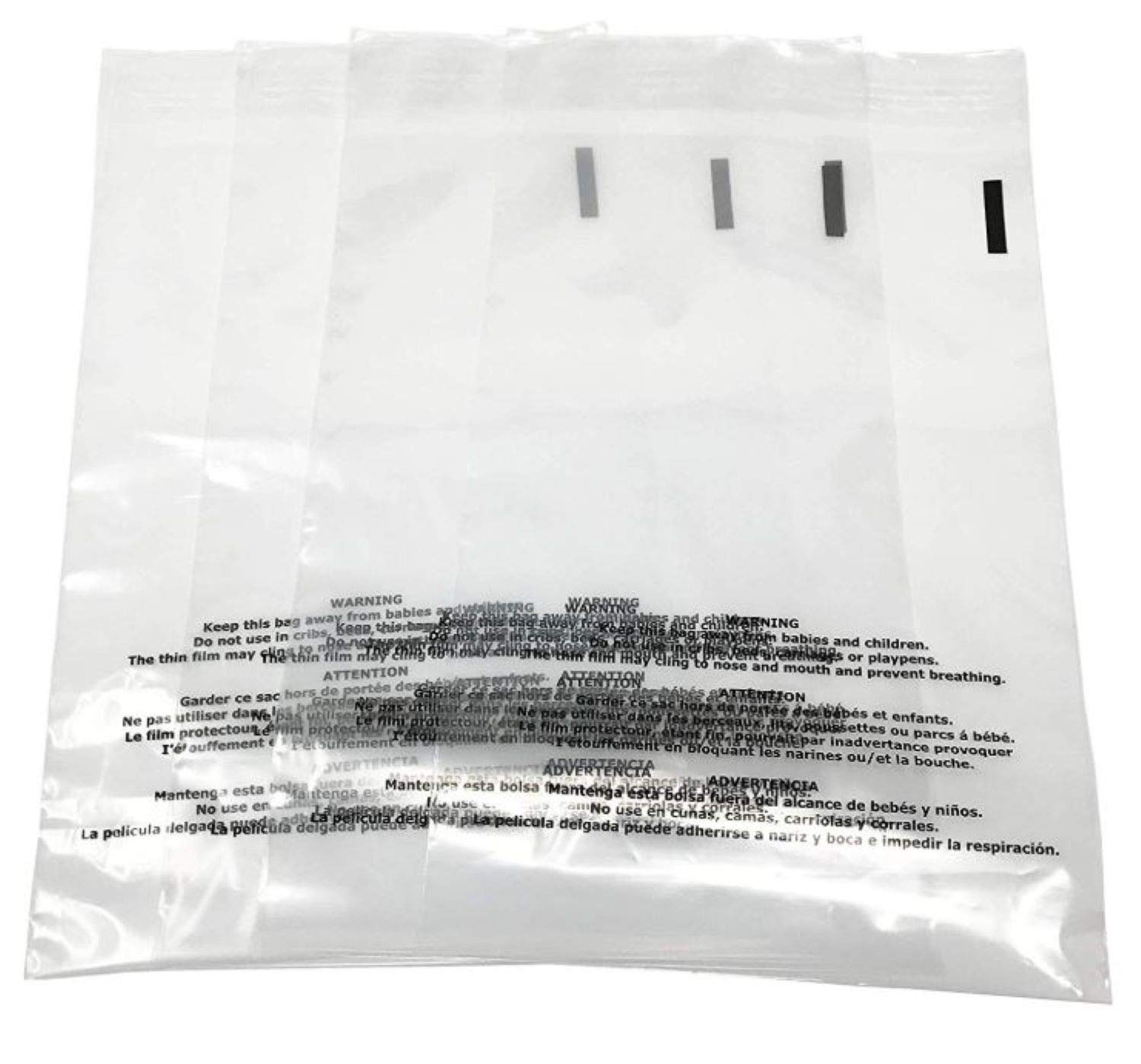 Secure Seal Self-Sealing Suffocation Warning Poly Bags 10x13 Inches - Clear Adhesive Packaging Bags for FBA, Storage & Retail (3,000 Pack) | Perfect for E-Commerce, Shipping & Product Protection