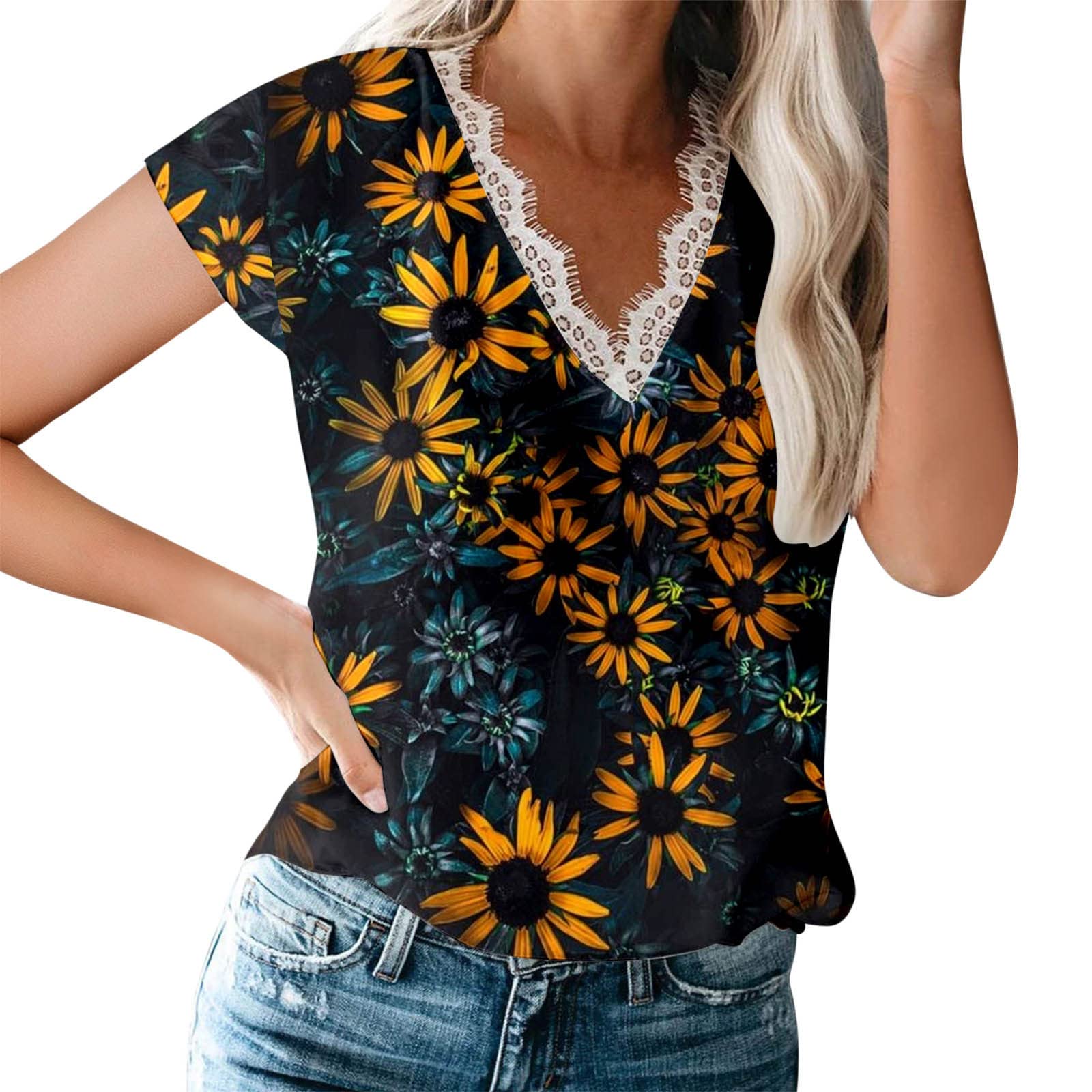 Trendy Women's Summer Tops - Cute Loose Fit Workout & Casual Blouses | Breathable Basic Tees for Girls & Women | Perfect for Gym, Beach & Everyday Wear