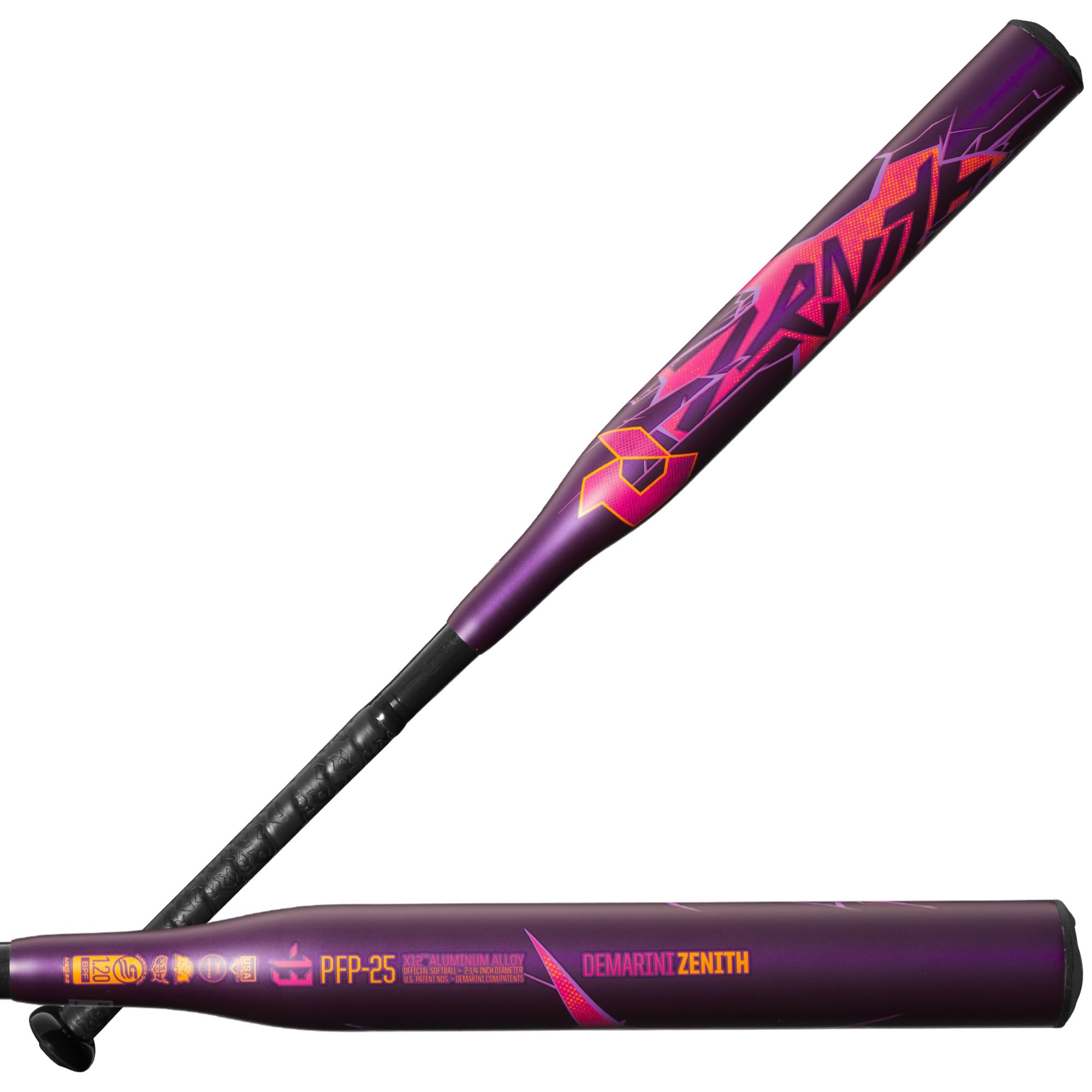 DeMarini 2025 Zenith (-13) Fastpitch Softball Bat - 28/29/30/31/32 Inch Youth & Adult Size for Competitive Games & Practice | Lightweight High Performance Aluminum Alloy Bat for Fastpitch Softball Players