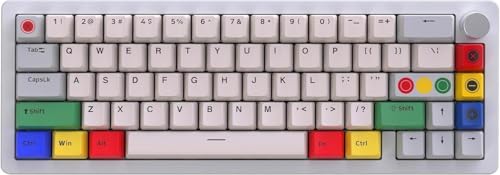 Aluminum Alloy Shell,Silver White KB
