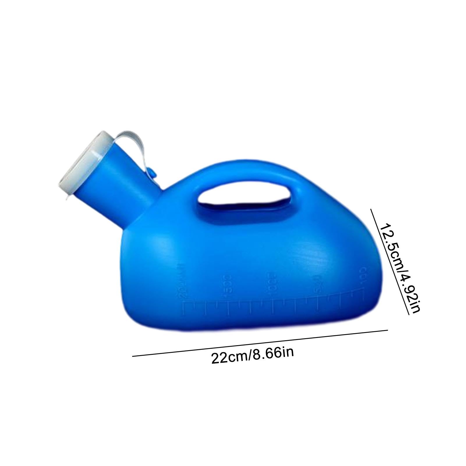 Leak-Proof Urinal Bottle for Men & Women - 2000ml Portable Travel Urine Collector with Handle | Reusable, Easy to Clean Medical & Camping Urinal | Perfect for Road Trips, Hospital Use & Outdoor Adventures
