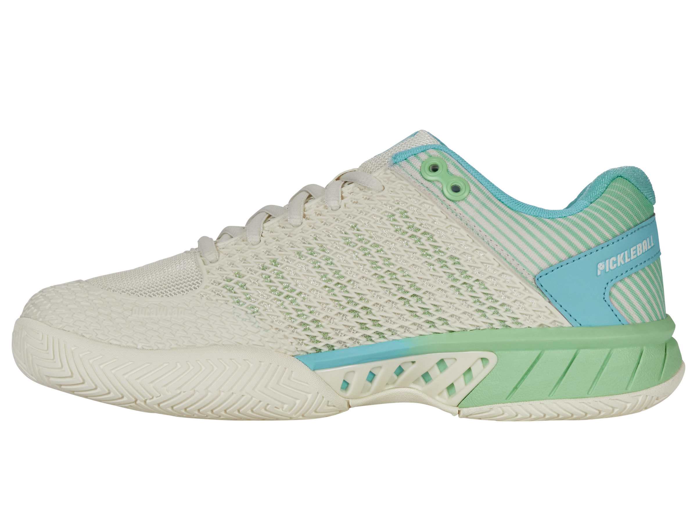 Wilson EXPRESS LIGHT Pickleball Paddle - Wide Body Design | EGRET/PATINA GREEN | Perfect for Outdoor & Indoor Games, Tournaments, and Recreational Play