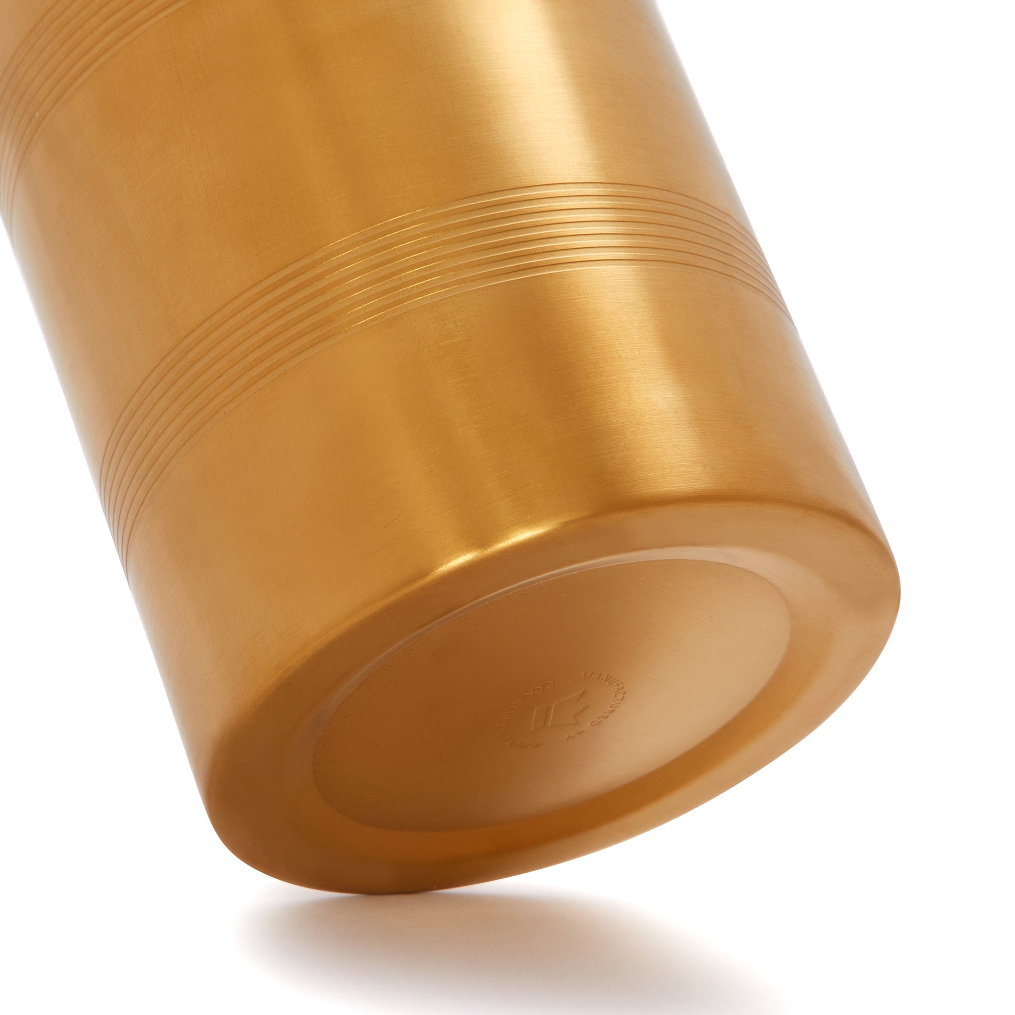 MIXTIN™ Gold Plated Stainless Steel Cocktail Mixing Tin - 625ml (21oz) Bar Tool for Professional Bartenders & Home Mixology - Perfect for Shaking, Stirring & Crafting Cocktails