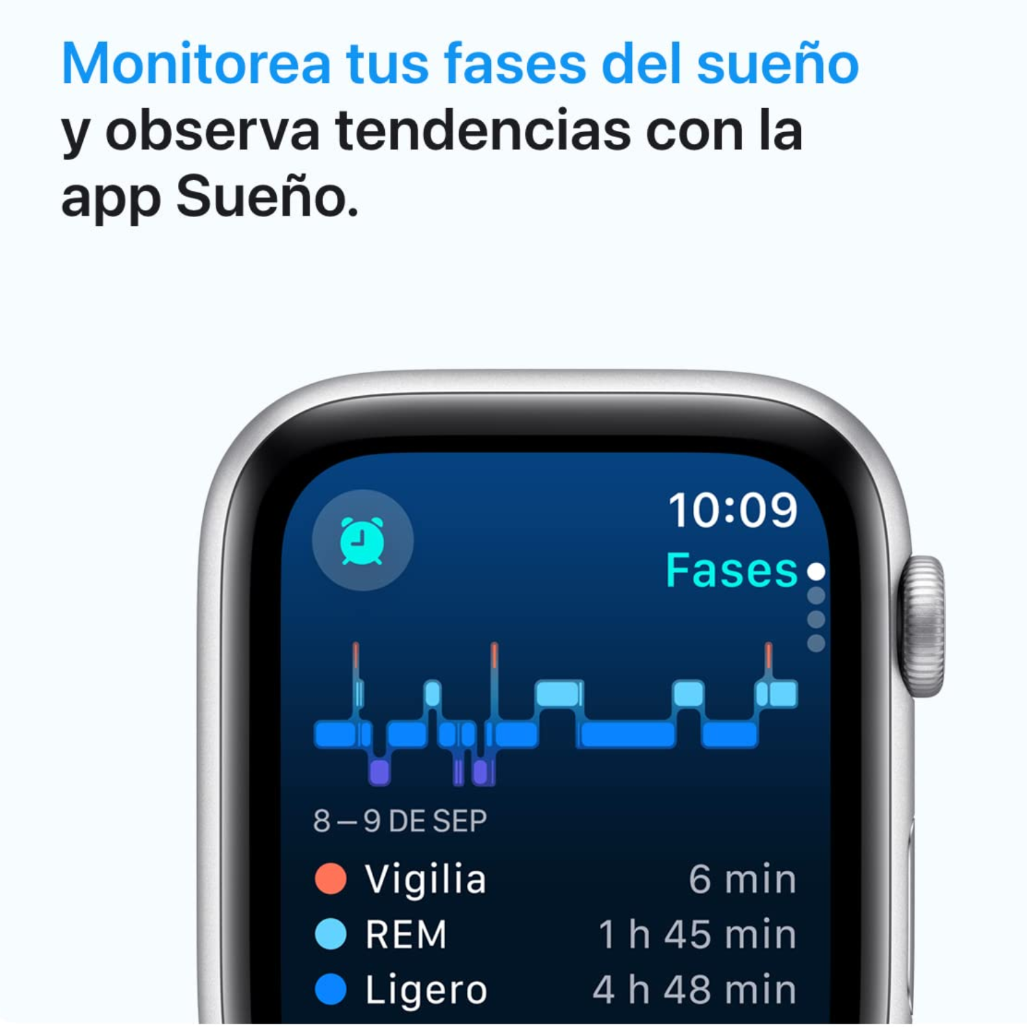 Apple Watch SE 2nd Generation 2024 (GPS) 40mm Midnight Aluminum Case with Midnight Sport Band S/M - Perfect for Fitness Tracking, Notifications & Everyday Wear