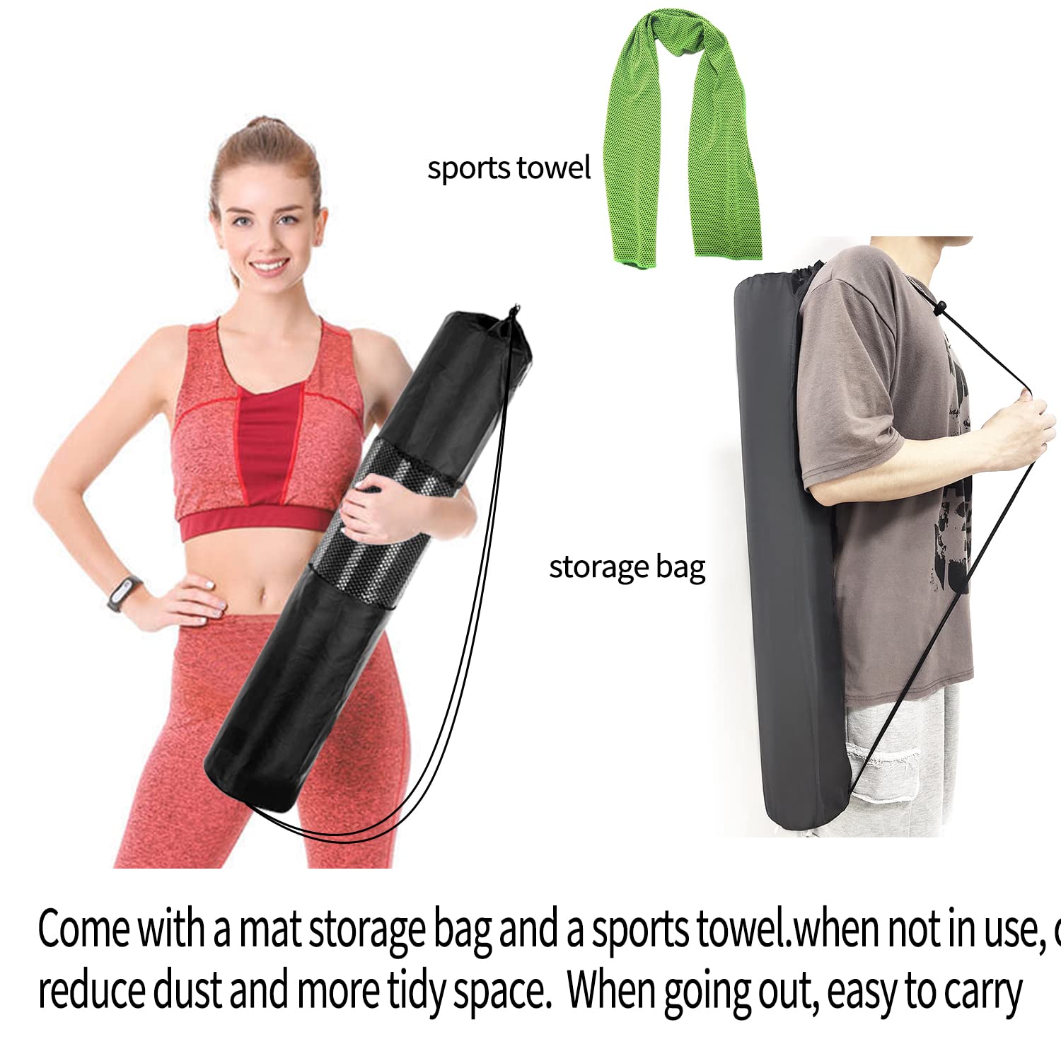 Premium Non-Slip Exercise Equipment Mats - Treadmill Mat, Walking Pad Mat, Exercise Bike Mat, Under Elliptical & Rowing Machine Mat for Hardwood & Carpet Floors - Home Gym Floor Protection & Noise Reduction