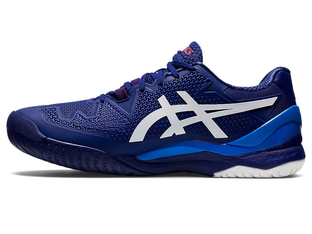 ASICS Men's Gel-Resolution 8 Tennis Shoes - High-Performance Court Sneakers for Stability & Comfort | Perfect for Competitive Matches & Training Sessions