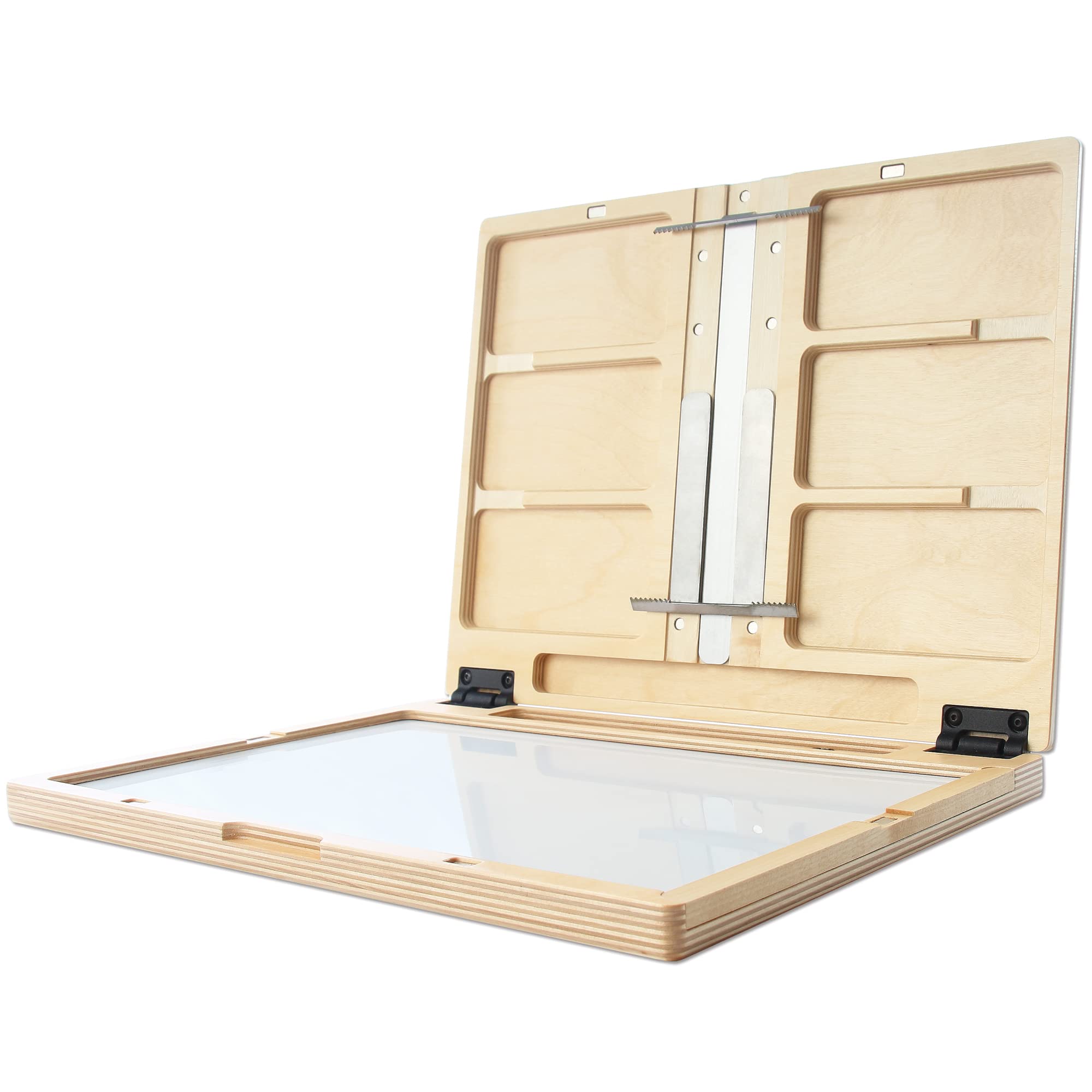 New Wave u.go Plein Air Anywhere Pochade Box - 11x14.5x1.18 Inch Lightweight Travel Easel for Outdoor Painting | Perfect for Artists, Watercolor & Oil Painting on The Go - Park, Beach & Landscape Sketching