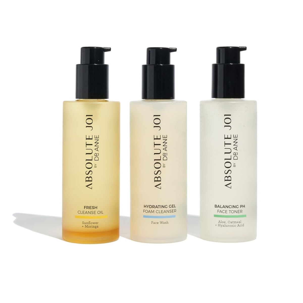 Ultimate Double Cleansing Face Kit with Sunflower & Moringa Oil, Hydrating Foam Cleanser & pH Balancing Toner (200ml Each) - Gentle Makeup Removal & Skincare Routine for All Skin Types