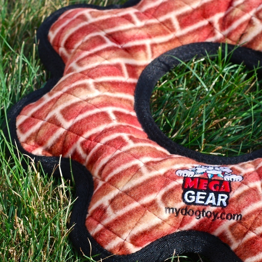 Tuffy Mega Gear Ring - Durable Stainless Steel Dog Gear for Training & Outdoor Adventures - Perfect for Hiking, Camping, and Active Pets