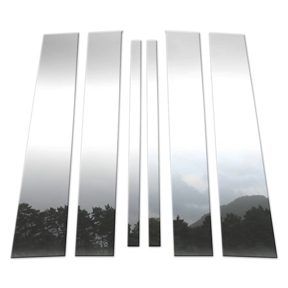 6-Piece Chrome Pillar Trim Covers for Nissan Titan 2004-2013 - Upgrade Your Truck's Exterior Style & Protection (Perfect for Car Shows, Off-Roading & Daily Driving)