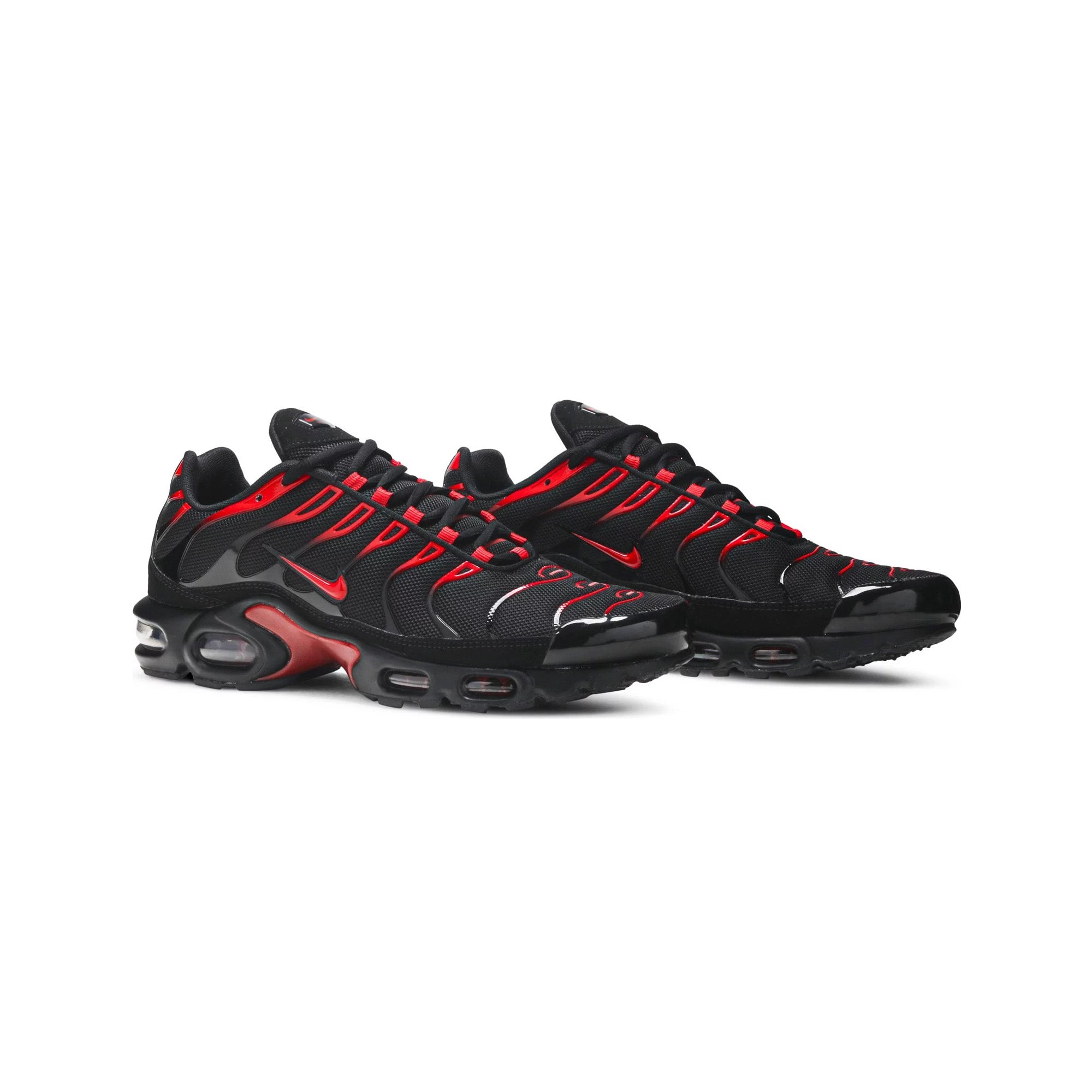 Nike Air Max TN Plus 'Red Belly Black' Men's Running Shoes - Lightweight Cushioned Sneakers for Jogging, Gym & Streetwear Fashion