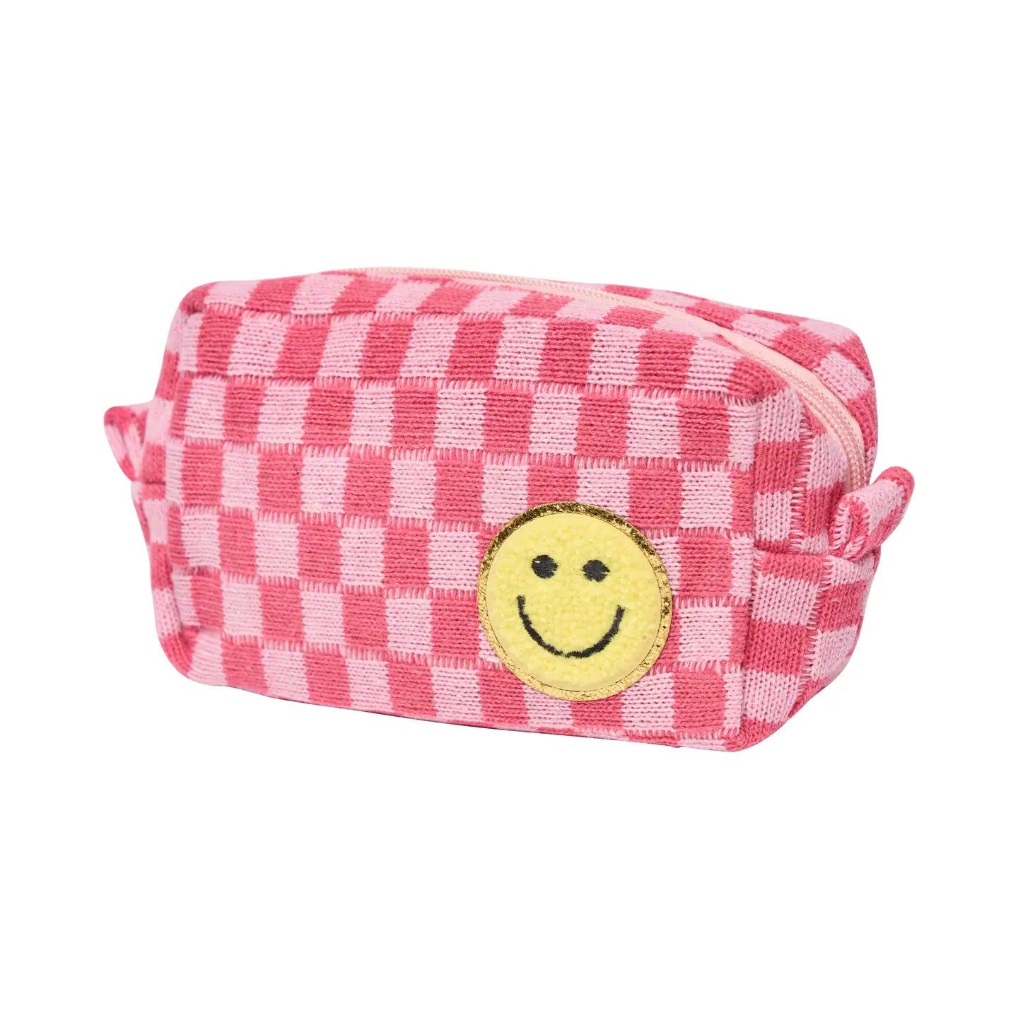 Soft Chenille Cosmetic Bag for Women - Waterproof Makeup Pouch with Zipper - Perfect for Travel, Gym, and Everyday Use