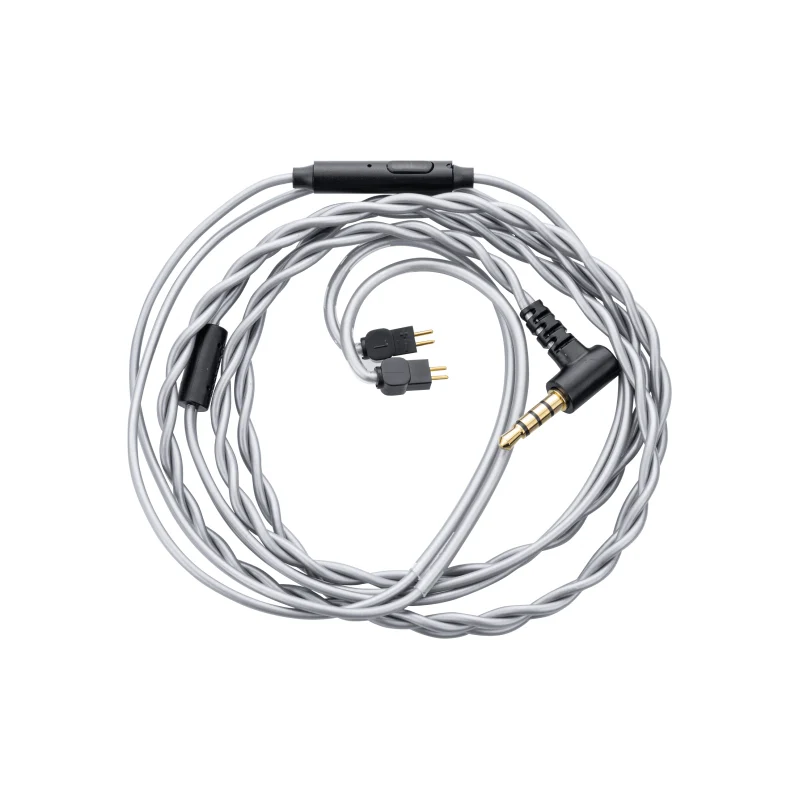 MoonDrop MC1 2-Pin IEM Upgrade Cable with Mic - High-Quality Audio Replacement Cable for In-Ear Monitors | Perfect for Gaming, Music & Professional Use