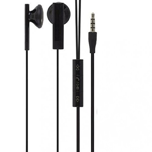 Premium Wired Earphones with Built-in Mic - 3.5mm Headphones Compatible with Samsung Galaxy A03s - Noise Isolating Earbuds for Music, Calls & Gaming (Black, Model RL-RL11353Q9W-70) - Perfect for Commuting, Workouts & Office Use