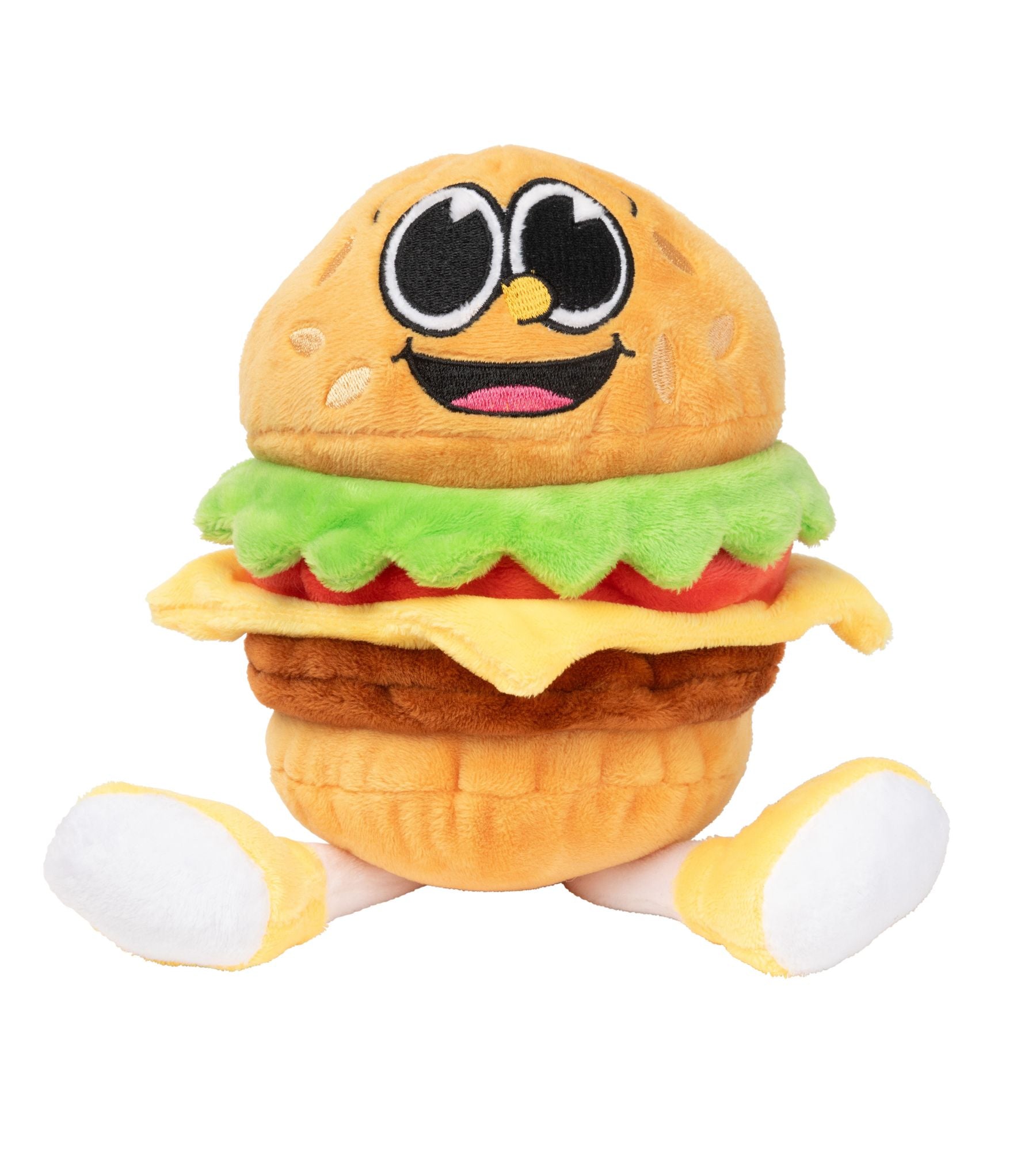 FuzzYard The Homies Patty Squeaky Plush Dog Toy - Soft & Durable Chew Toy for Small & Medium Dogs - Perfect for Playtime, Training & Cuddling