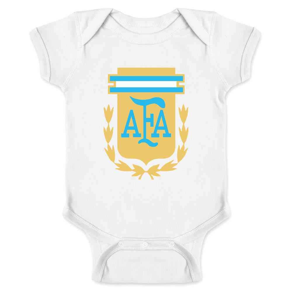 Argentina National Soccer Team Crest Baby Toddler T-Shirt for Boys & Girls - Comfortable Kids Football Jersey for Playtime & Fan Support