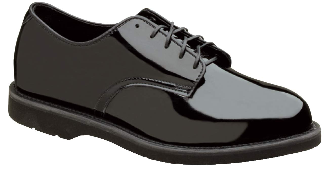 Thorogood Women's Uniform Classics Poromeric Oxford Black Dress Shoes - Slip-Resistant Outsole & Comfort Footbed for Police, Military & Professionals | Perfect for Duty, Office & Formal Occasions