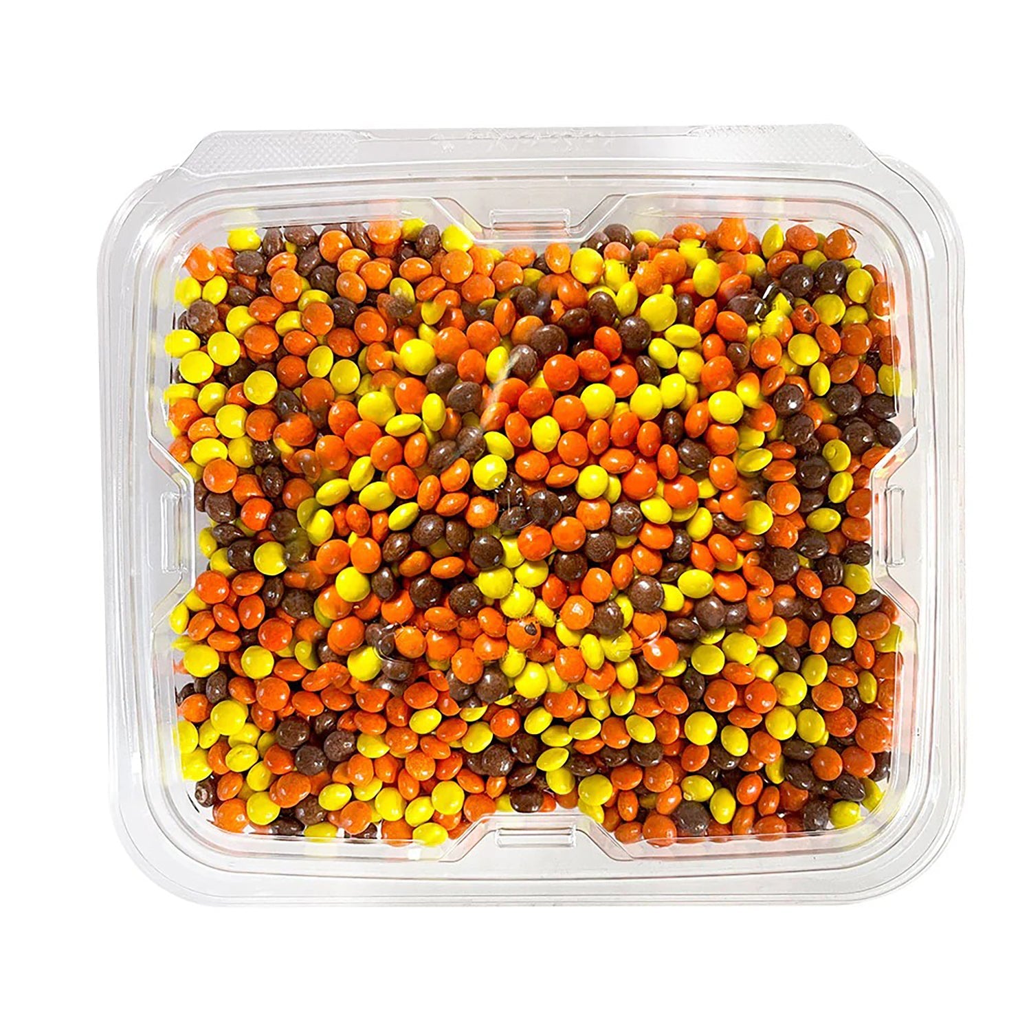 Hershey Mini Reese's Pieces Peanut Butter Candy - 2lb Bulk Tub for Baking, Snacking & Party Favors - Perfect for Halloween, Christmas & Easter Treats