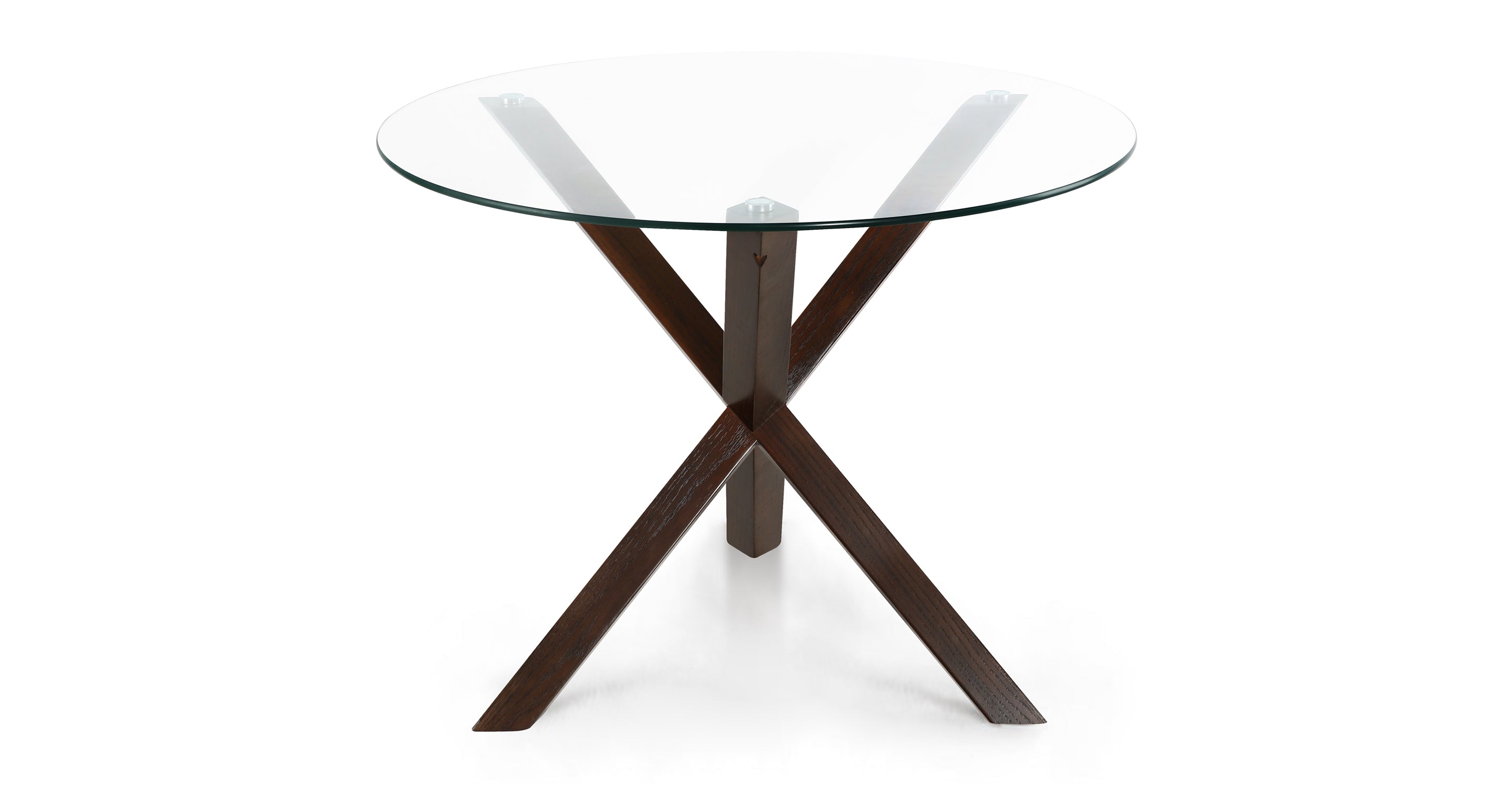 Kennedy 37.4 Inch Round Dining Table - Modern Wood Kitchen Table for Small Spaces - Perfect for Breakfast Nook, Apartment Dining, and Cozy Family Meals