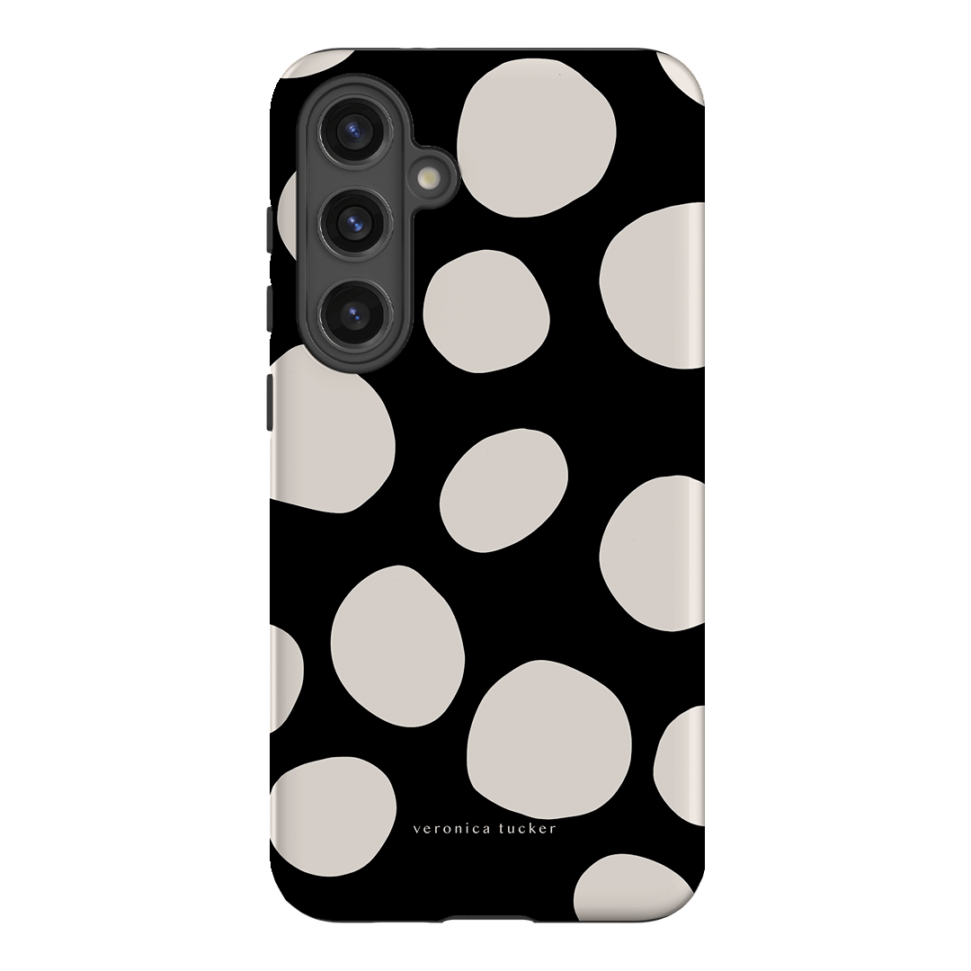 Premium Pebbles Noir Phone Case - Slim Protective Cover for iPhone & Samsung - Perfect for Everyday Use, Travel & Outdoor Activities