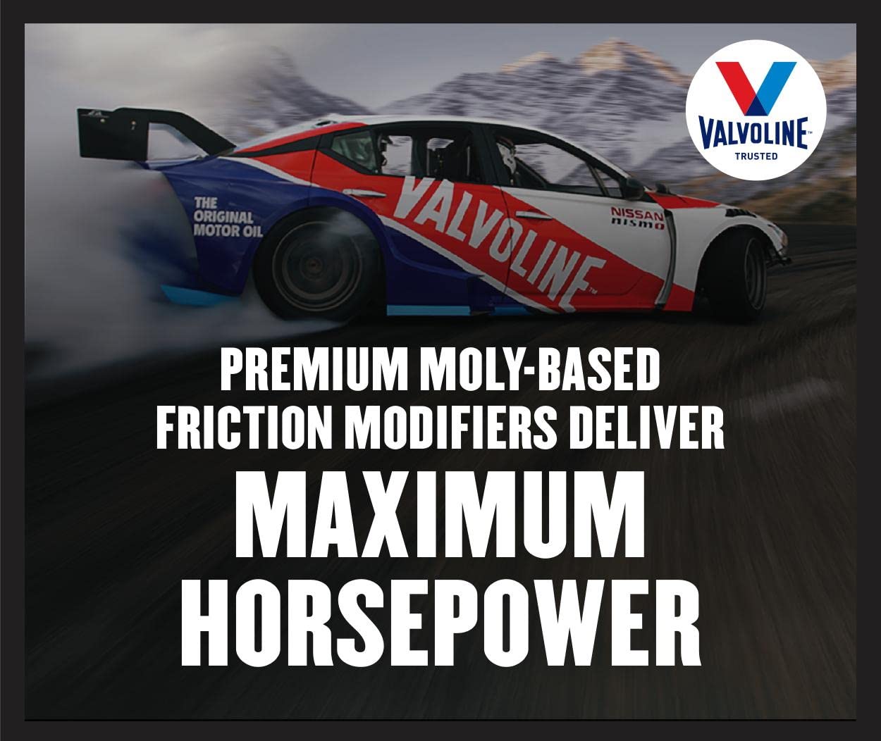 Valvoline VR1 Racing Synthetic SAE 10W-30 Motor Oil 1 QT (Case of 6) - High Performance Engine Protection for Racing, Classic Cars & High Mileage Vehicles