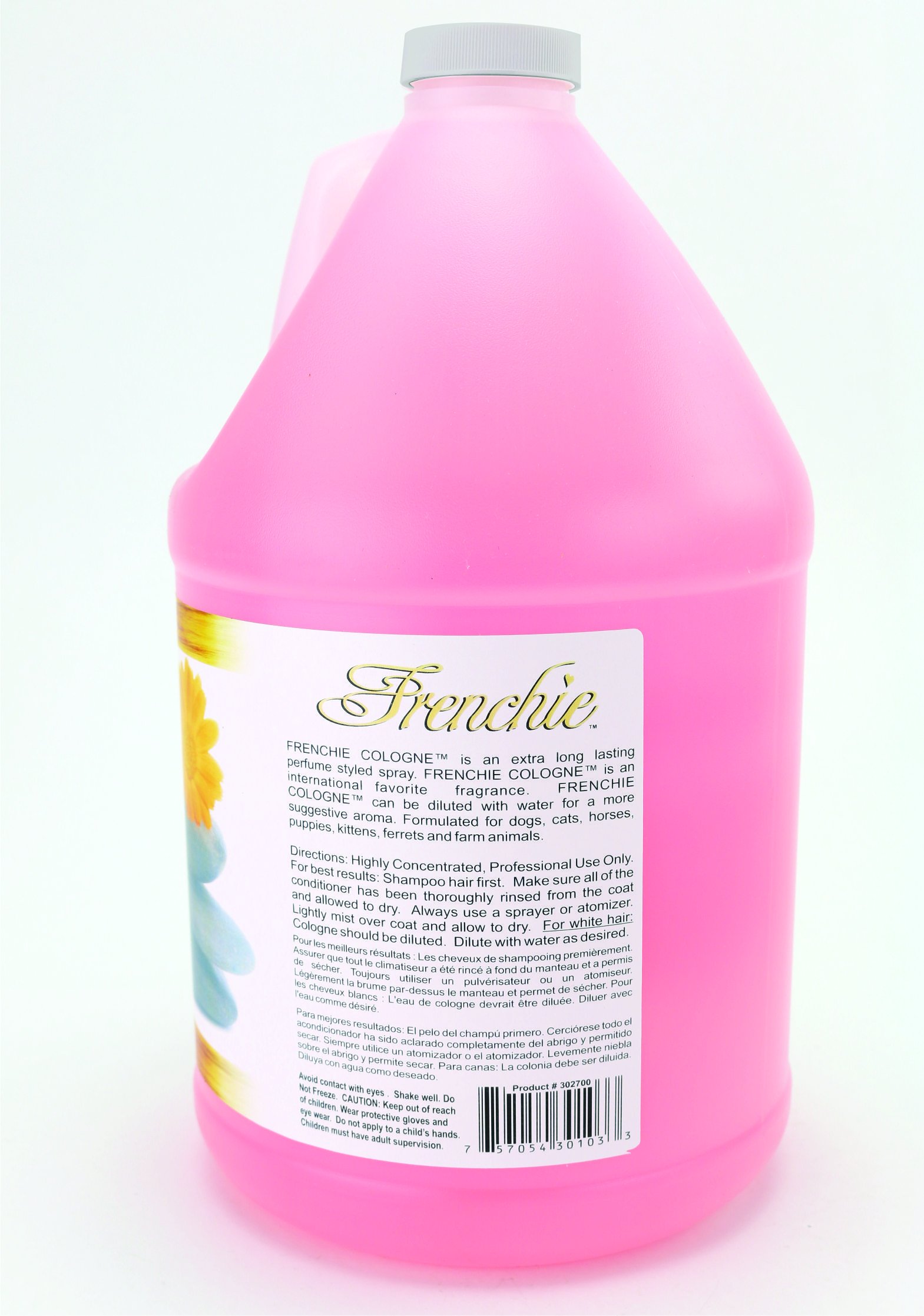 Kelco Frenchie Cologne for Dogs - 1 Gallon Refillable Bottle | Fresh & Long-Lasting Scent | Perfect for Grooming, Training & Daily Use on French Bulldogs