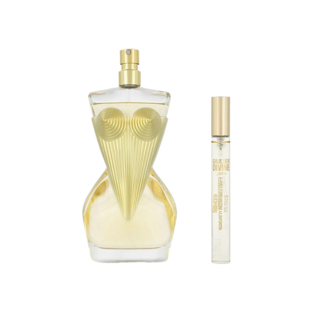 Divine 2 Piece Eau De Parfum Set - 100ml Perfume Bottle for Women & Men, Long Lasting Luxury Fragrance Gift Set - Perfect for Date Night, Special Occasions & Daily Wear