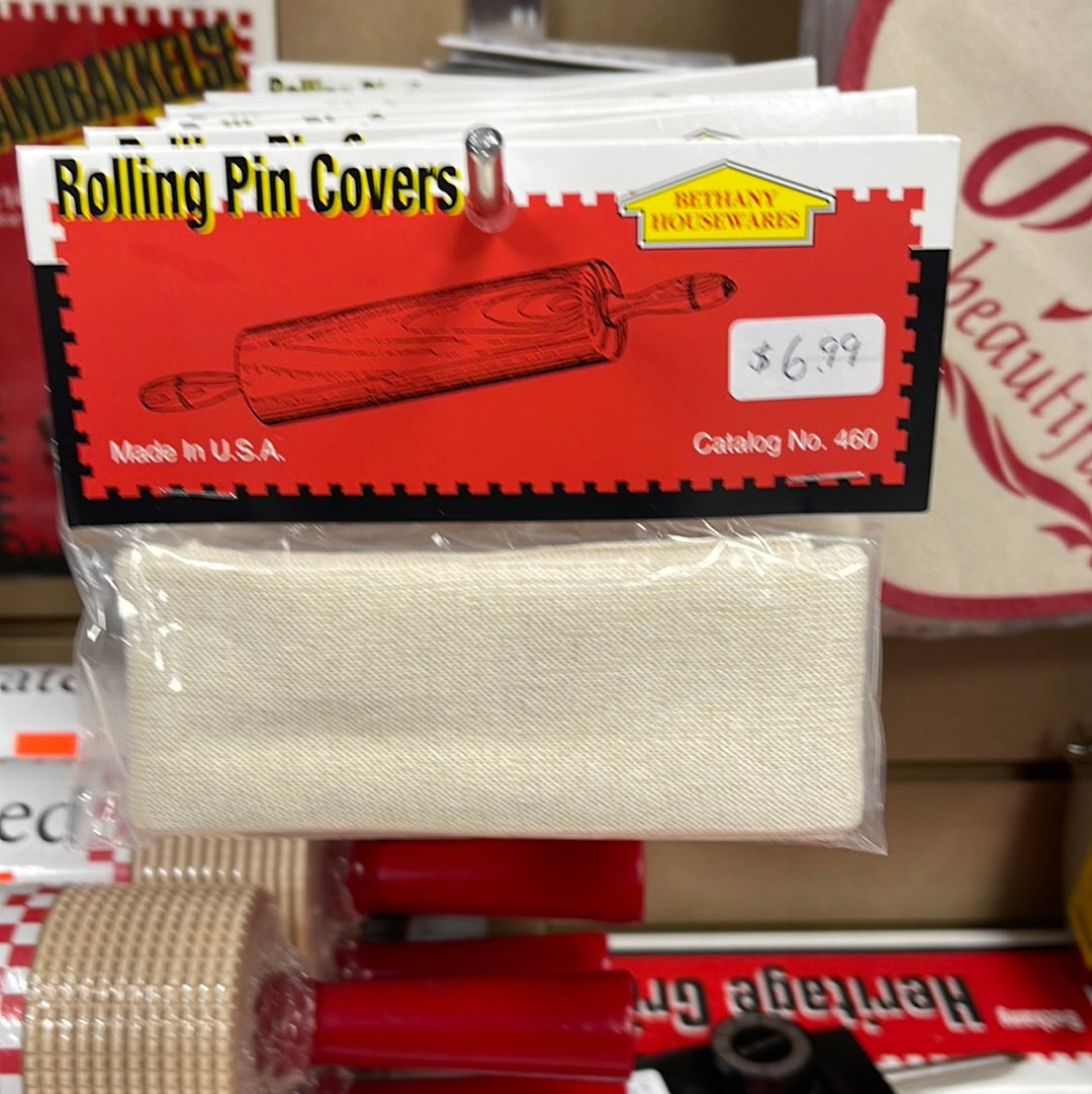 Bethany Housewares Lefse Rolling Pin Cover Set of 2 - Premium Non-Stick Dough Roller Protector for Lefsa, Flatbread & Pastry Making - Ideal for Norwegian Baking, Kitchen Essentials & Holiday Cooking