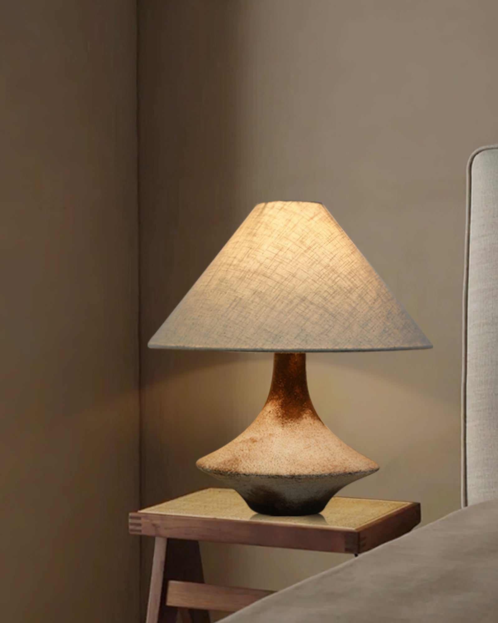 Napa Valley Table Lamp - Modern LED Bedside Lamp with USB Port, Adjustable Brightness for Bedroom, Living Room, and Office Decor