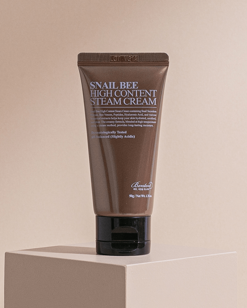 Benton Snail Bee High Content Steam Cream - Hydrating & Anti-Aging Korean Skincare for Dry & Sensitive Skin | Perfect for Night Routine & Winter Care