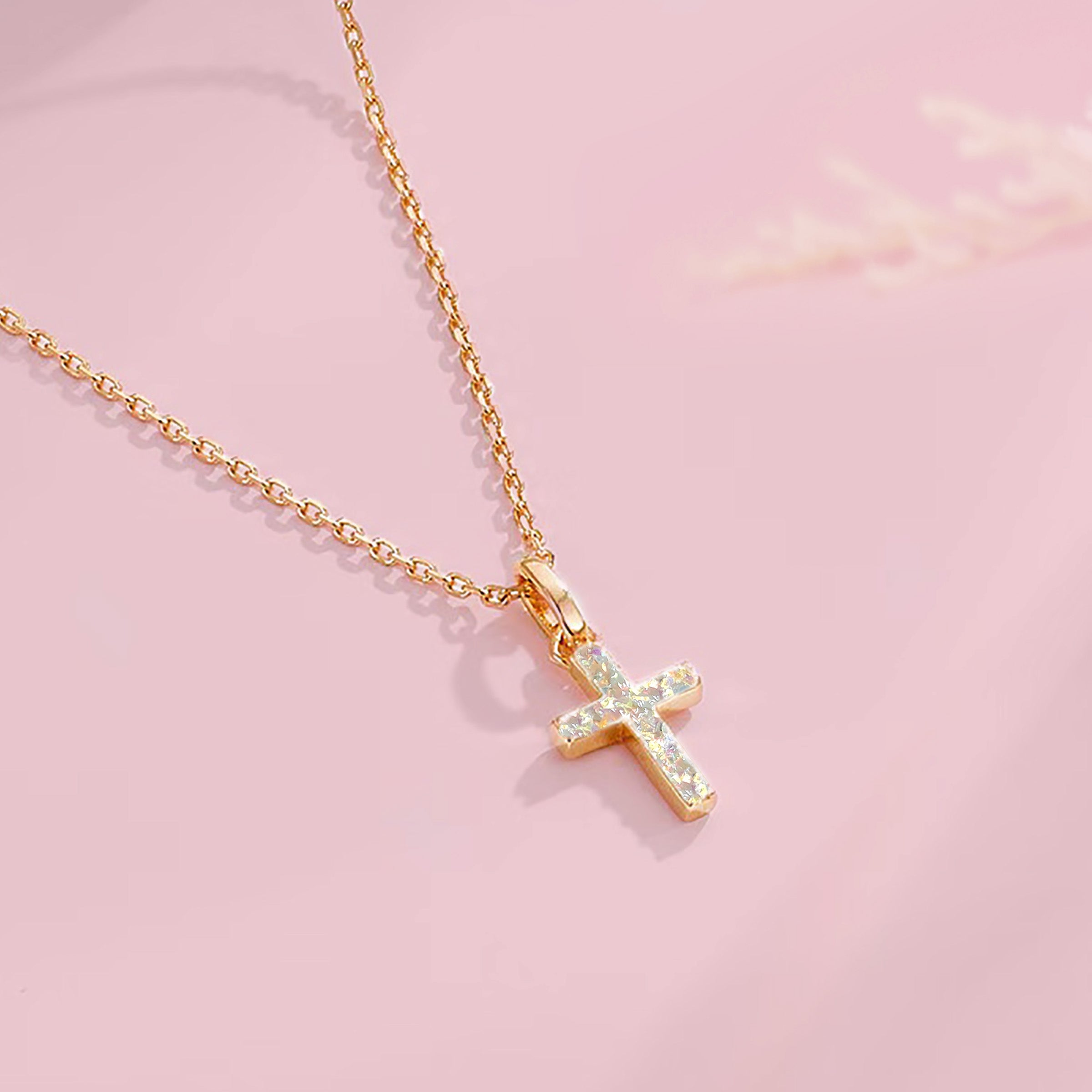 Eternal Light: Gold Ashes Necklace - Elegant Memorial Jewelry for Loved Ones | Perfect for Remembrance, Sympathy Gifts & Special Occasions