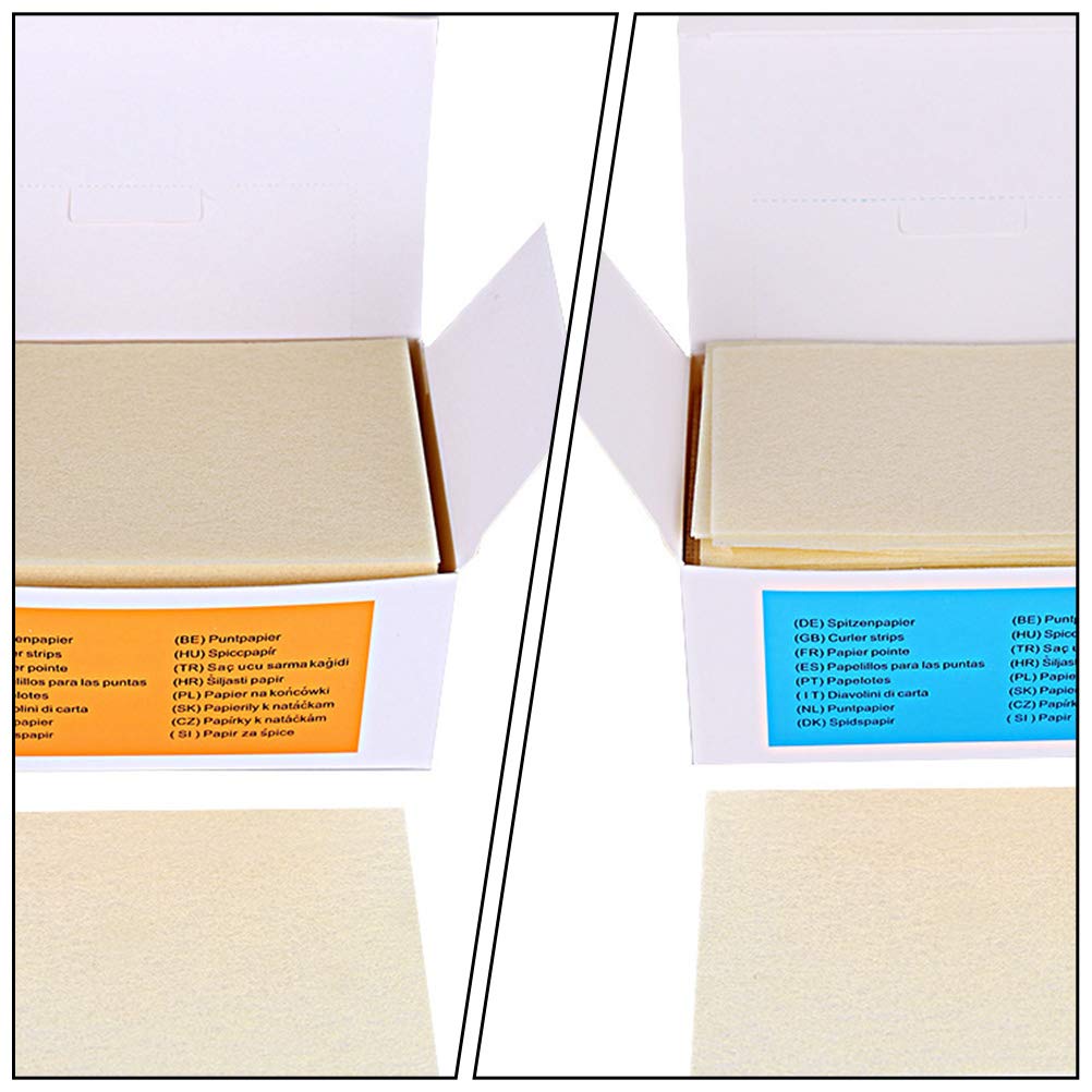 2 Boxes Professional Perm Paper Hairdressing Tools - Ultra Thin Cotton Paper Hair Crimping Rods for Salon & Home Use | Perfect for Perms, Curls & Hairstyling