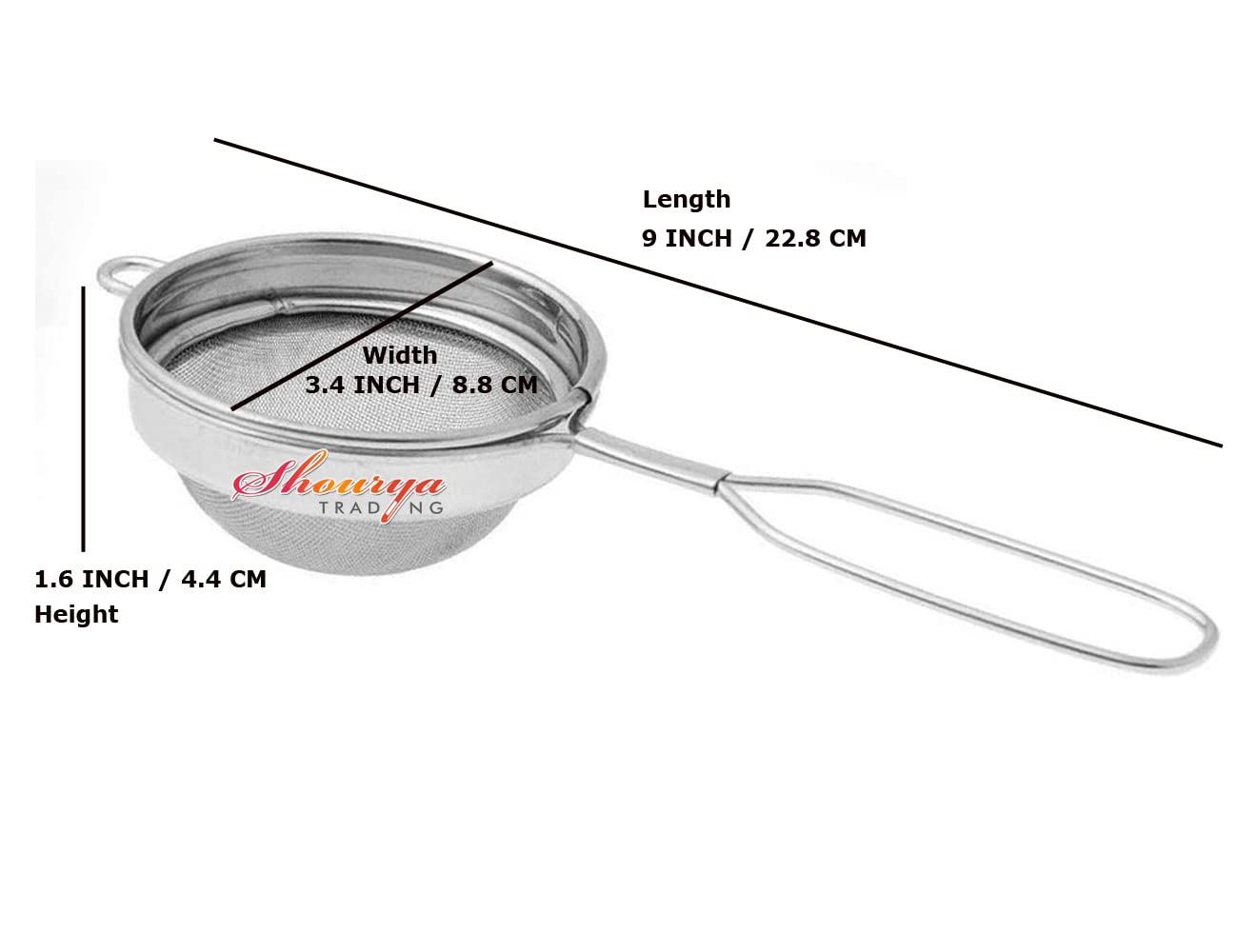 Premium Stainless Steel Fine Mesh Tea Strainer with Whisk Beater - 2 Pack | Durable Tea Filter for Loose Leaf Tea, Herbal Infusions & Matcha | Perfect for Home, Office & Travel Use