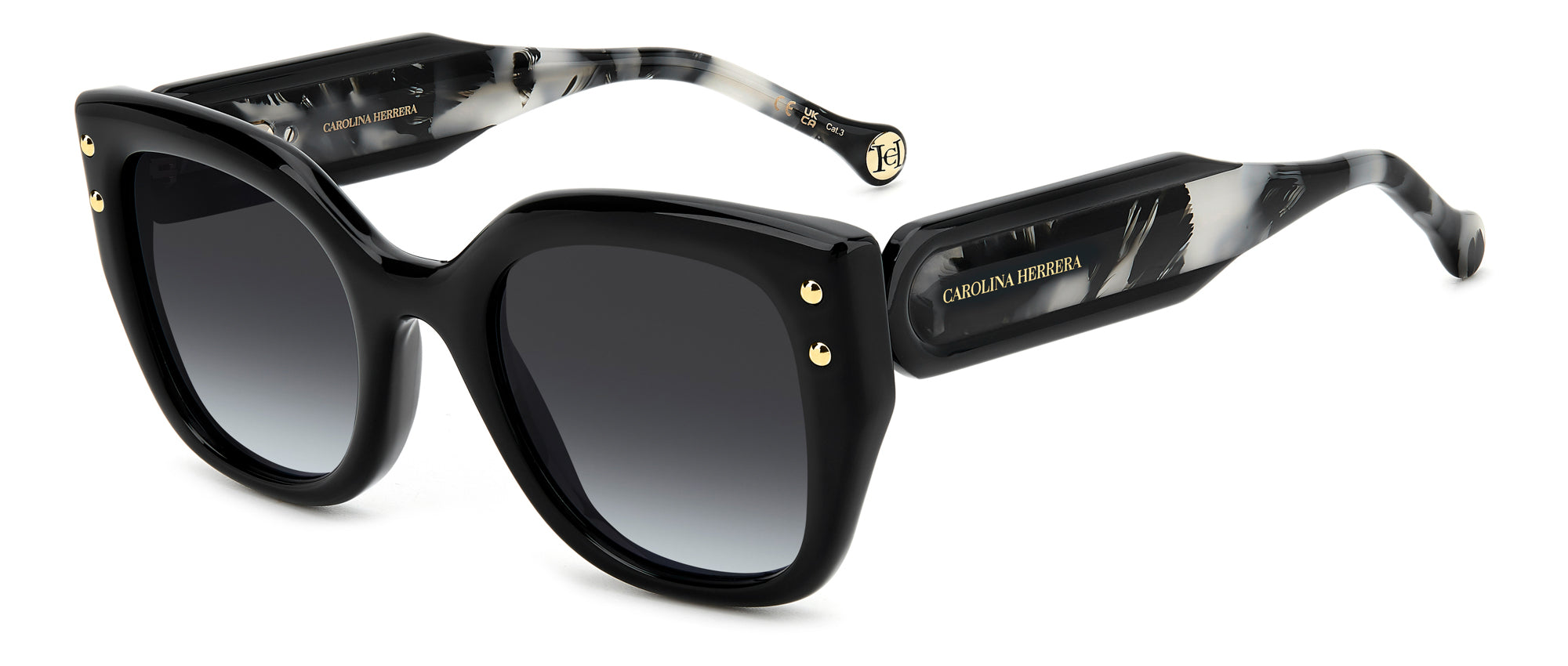 Carolina Herrera HER 0312/S Women's Luxury Sunglasses - UV Protection, Polarized Lenses for Driving, Beach & Outdoor Fashion Accessories