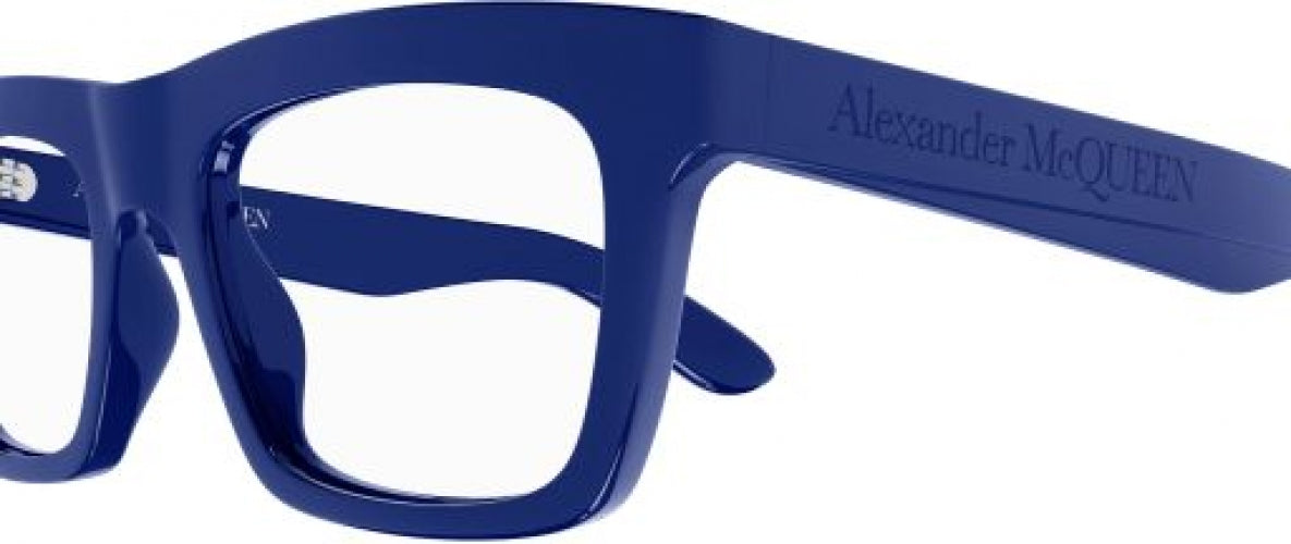 Alexander McQueen AM0423O Designer Eyeglasses for Men & Women - Stylish & Lightweight Frame for Fashion & Everyday Wear