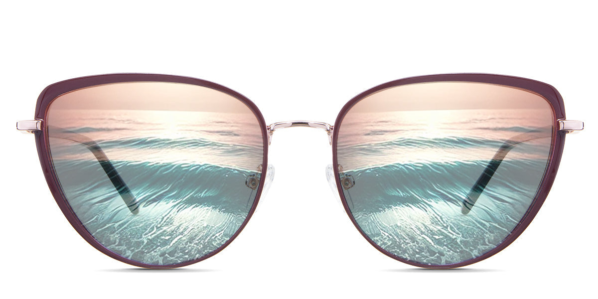 Trinity Women's Prescription Tinted Sunglasses - UV Protection, Polarized Lenses for Driving, Outdoor & Fashion Use