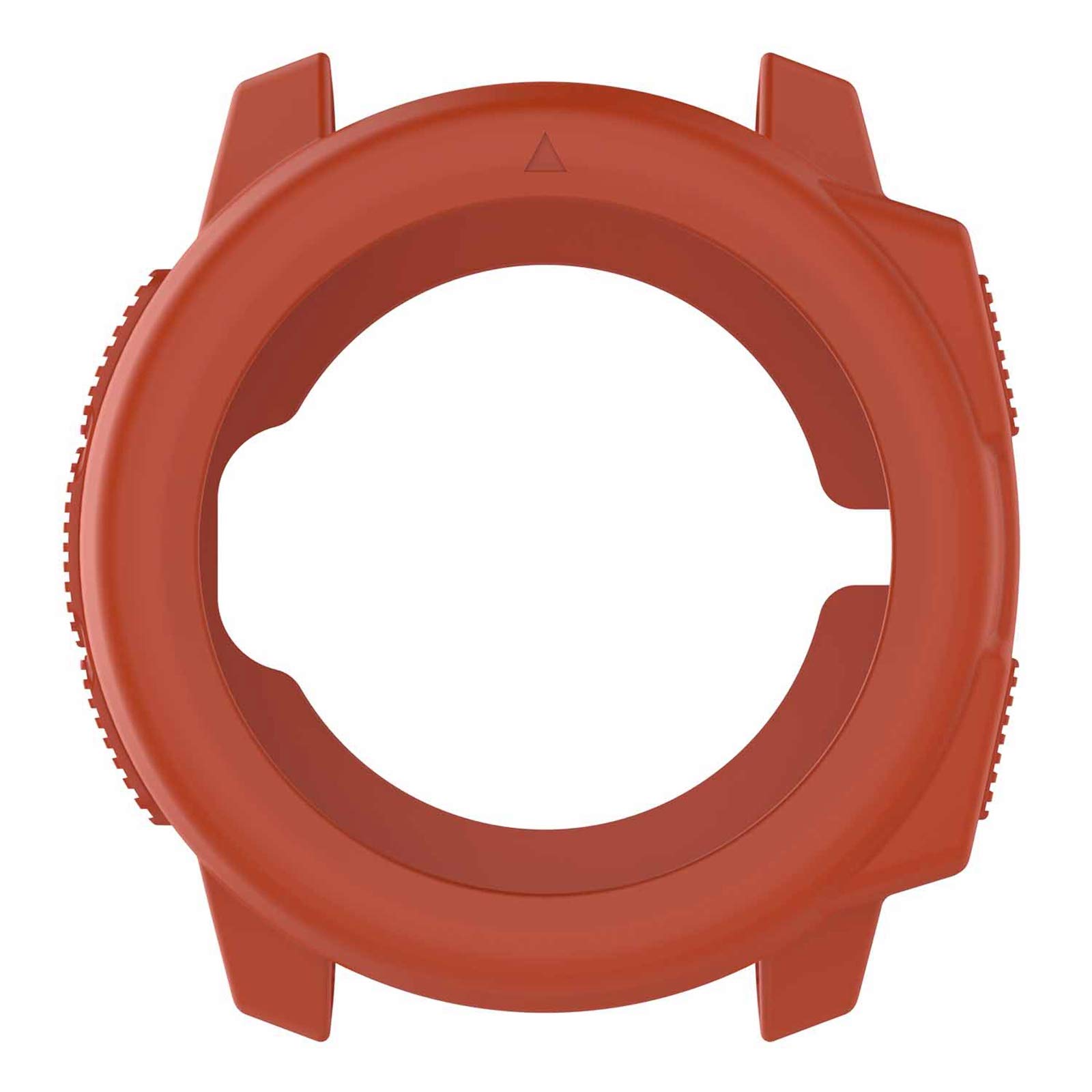 Silicone Protective Case Cover for Garmin Instinct Smart Watch - Durable Shockproof Shell (Orange) - Perfect for Outdoor Sports, Running, Hiking & Daily Use
