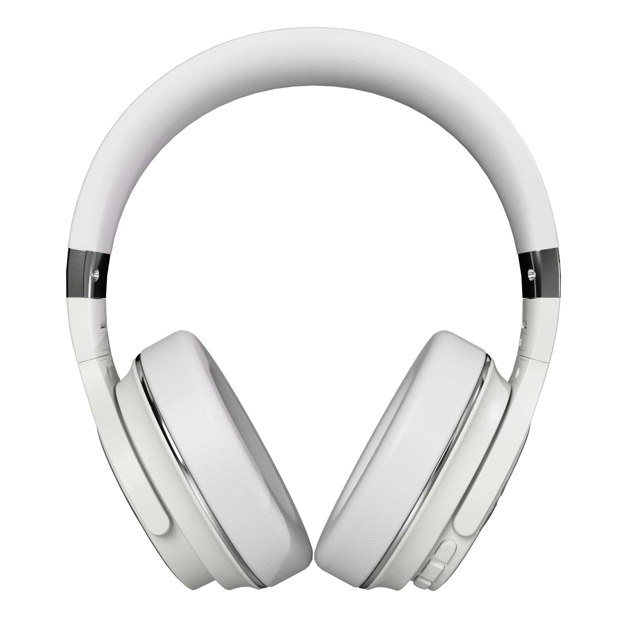 Raycon Everyday Wireless Bluetooth Over-Ear Headphones with Active Noise Cancelling, Awareness Mode, Built-in Mic, IPX4 Water Resistance, 38H Battery – Frost White | Perfect for Travel, Workouts & Commuting