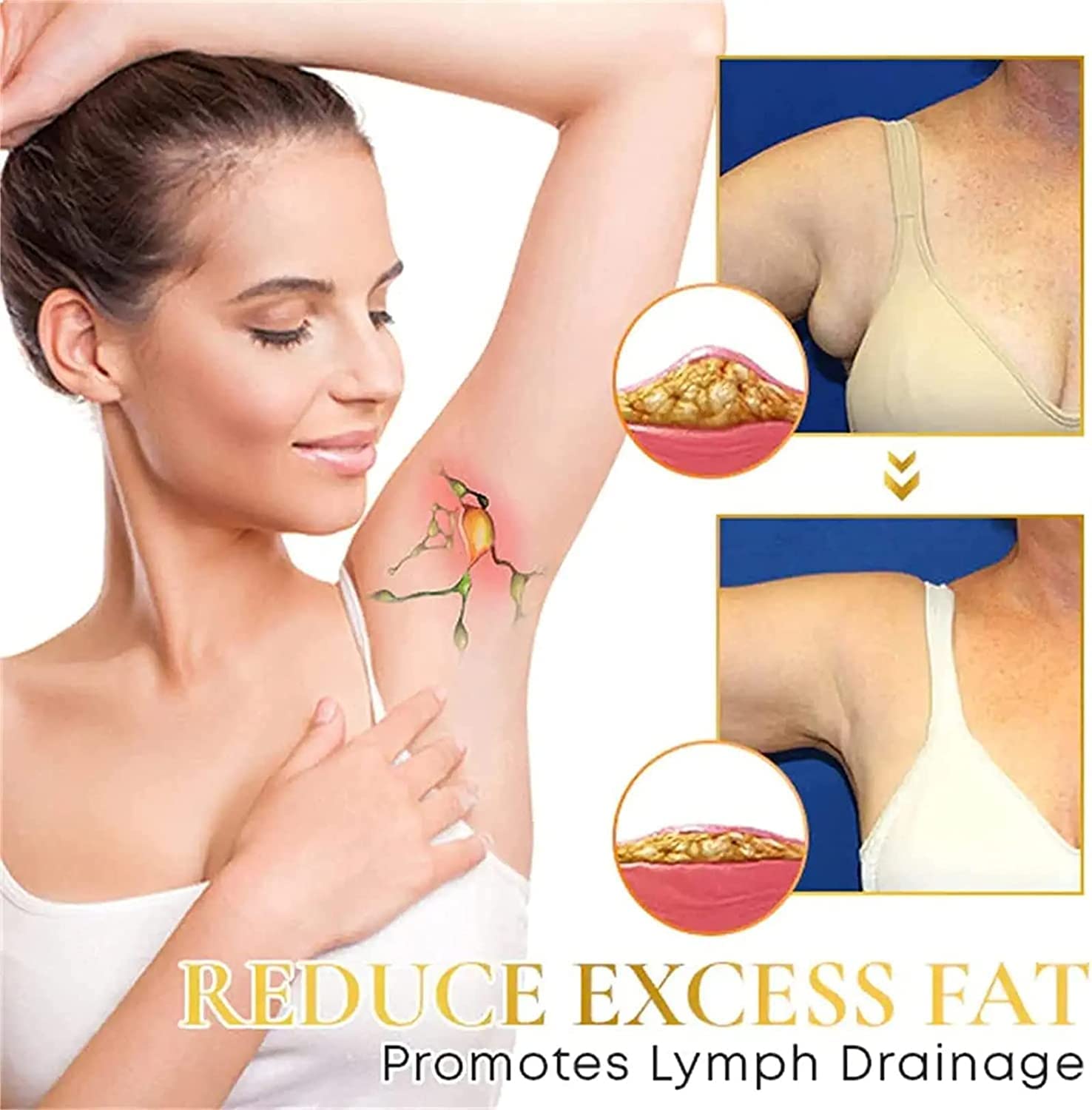 Organic Ginger Lymphatic Drainage Shower Gel - Natural Herbal Moisturizing Body Wash with Gingerol for Skin Rejuvenation & Detox (5 Pack) | Perfect for Post-Workout Recovery & Spa-Like Relaxation at Home