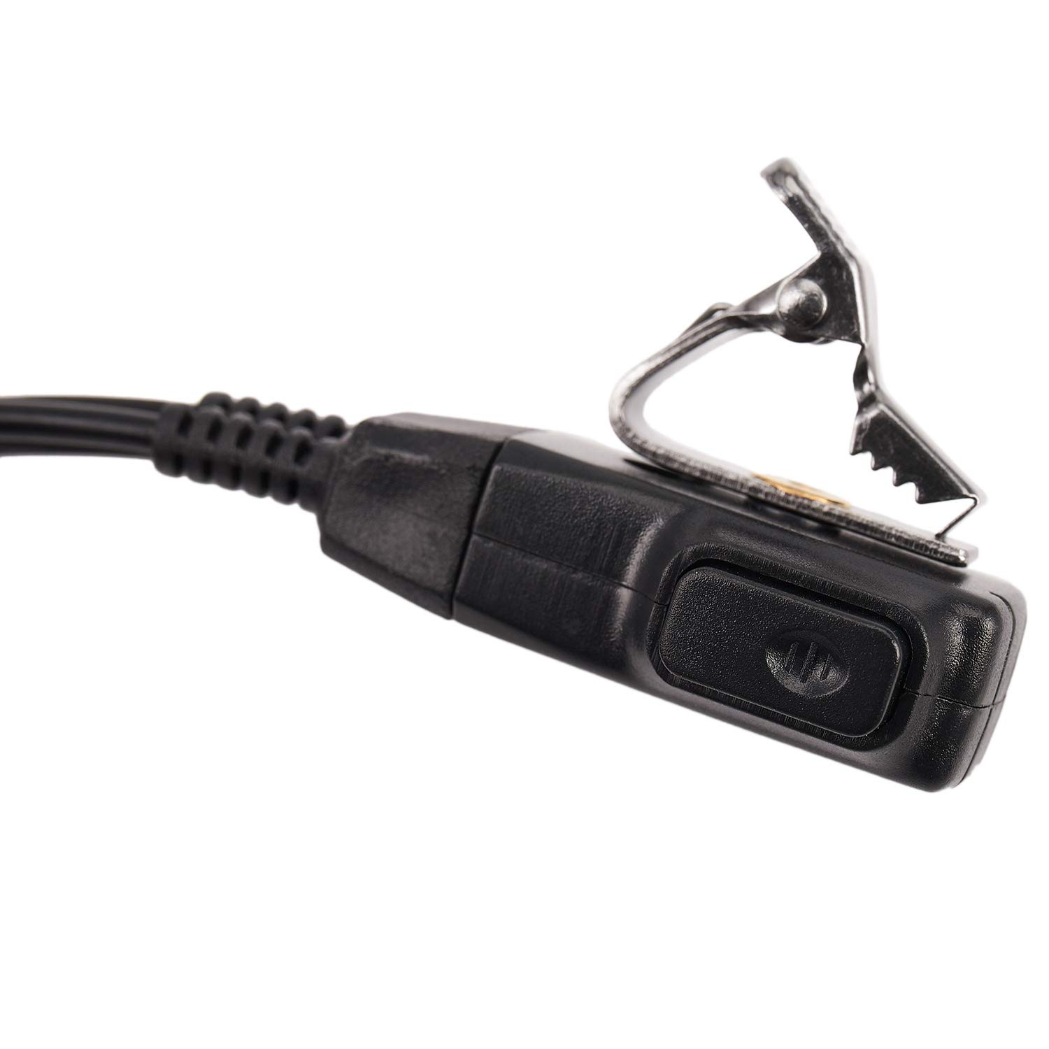 Lodokdre Air Acoustic Tube Earpiece with PTT Mic Headset for Motorola GP380 GP328 GP1280 PRO5150 GP338 Portable Two-Way Radio - Ideal for Security, Construction & Outdoor Communication