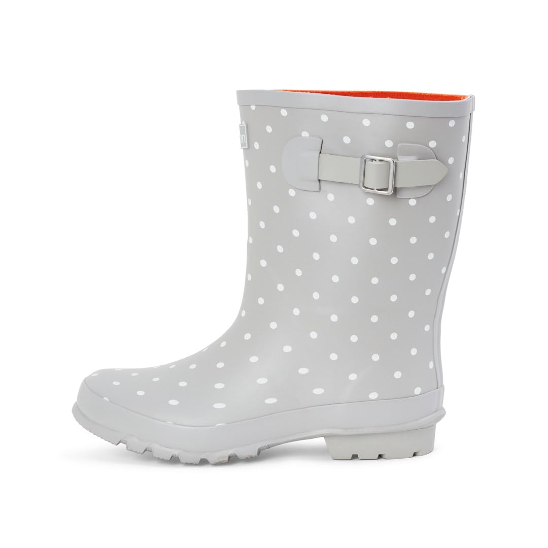 Jileon Mid Calf Rain Boots for Wide Feet - Waterproof Wide Calf Boots for Women with Comfortable Fit - Perfect for Rainy Days, Gardening & Outdoor Activities