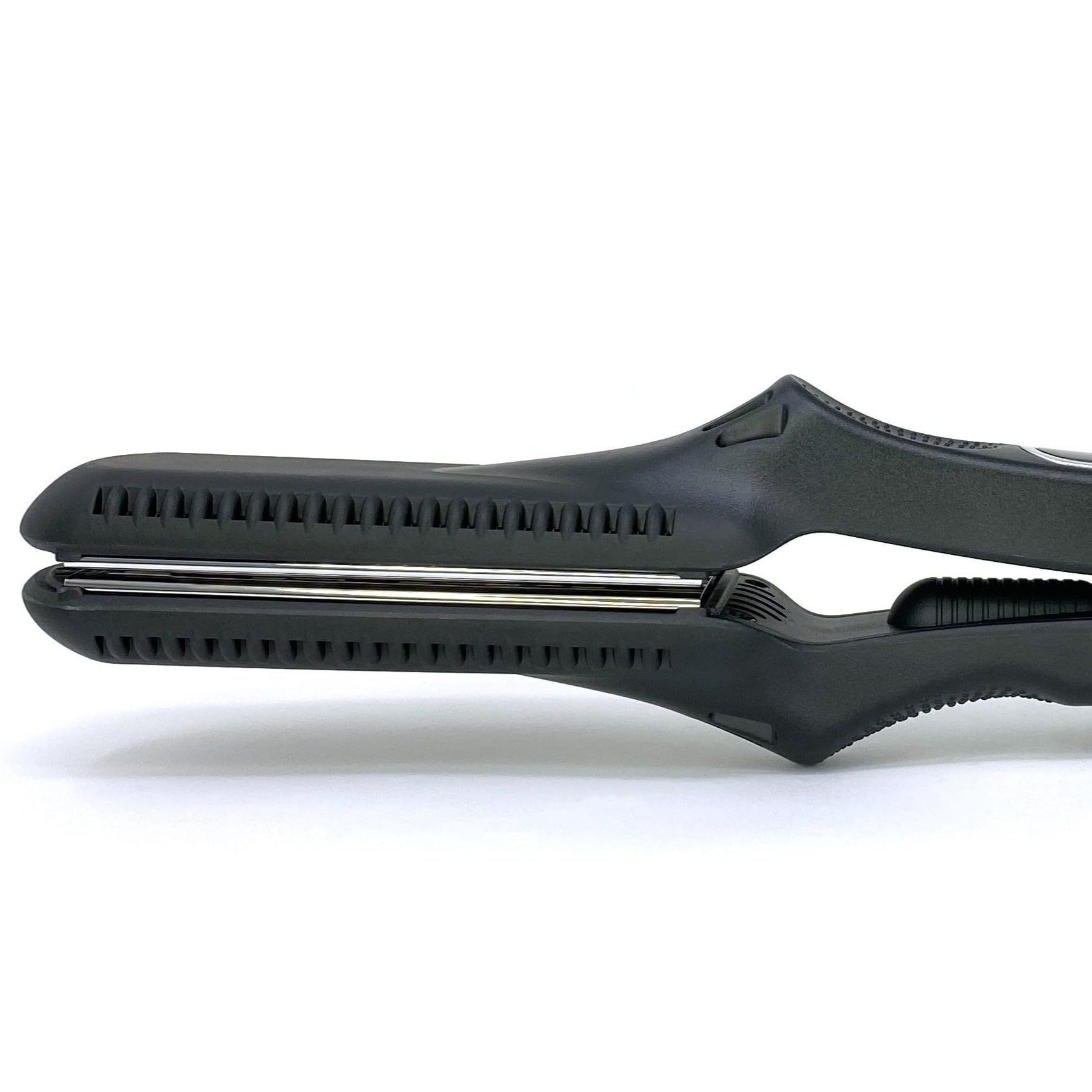 Croc Classic Silver Titanium Flat Iron Hair Straightener - 1.5 Inch Professional Hair Straightener for Smooth & Shiny Hair - Perfect for Home Use, Salon Styling & Travel