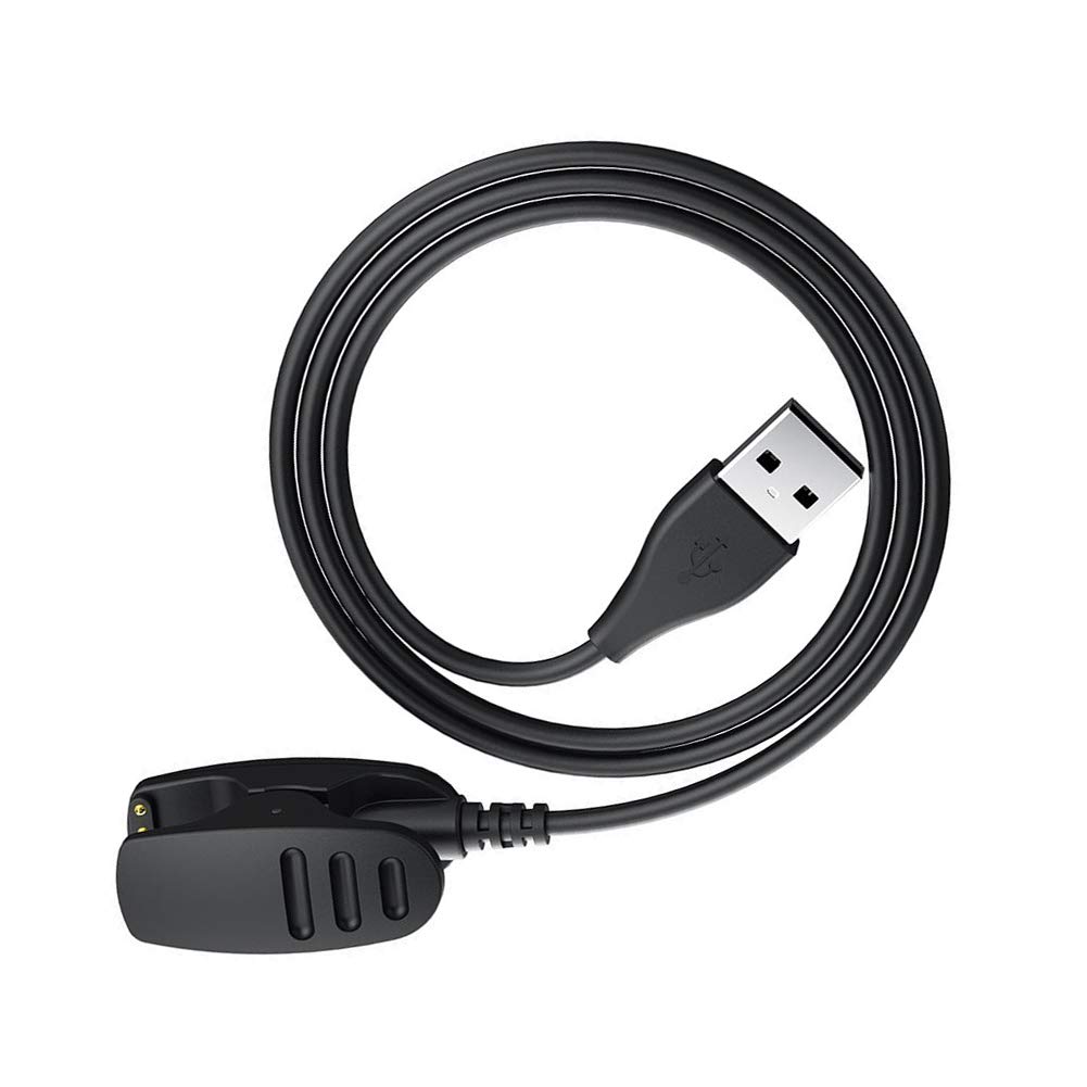 Universal USB Charger Cable Clip Adapter for Suunto Ambit 1/2/3 Smart Watch - Compatible Charging Dock for Fitness Trackers & Smartwatches - Perfect for Gym, Running, Hiking & Outdoor Activities