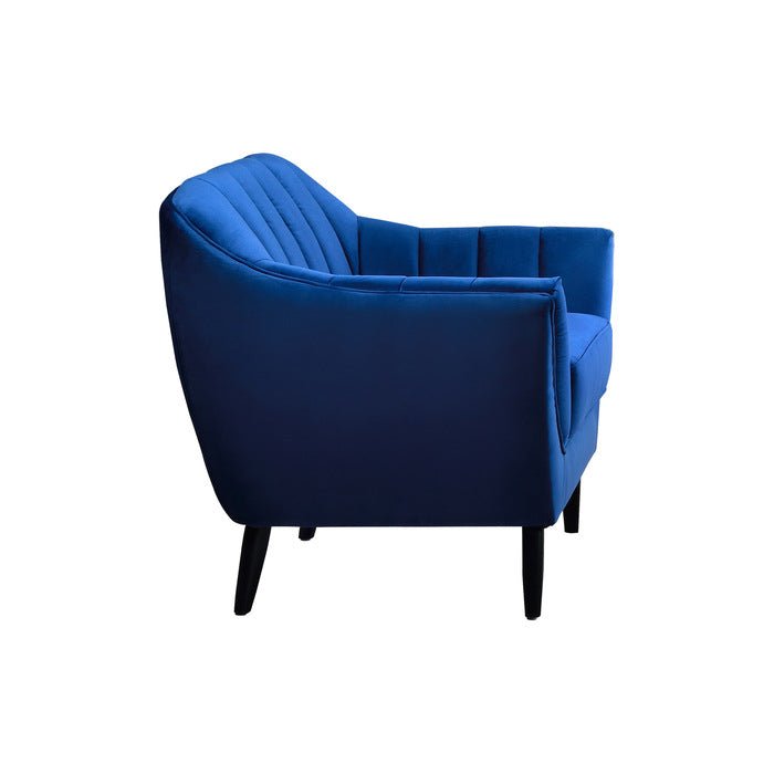 Blue Odette Collection Seating - Modern & Comfortable Sofa Set for Living Room, Lounge, and Office Spaces
