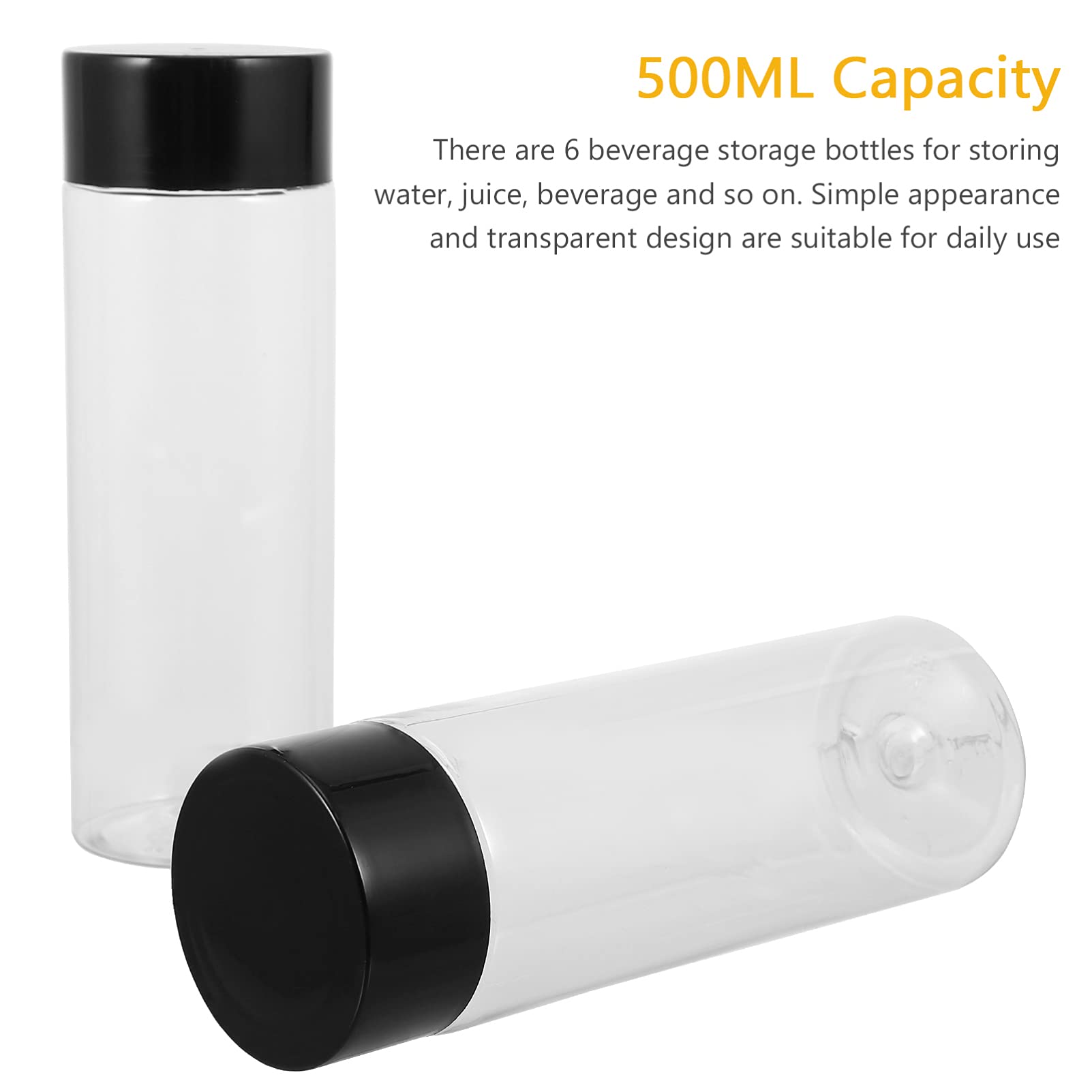 Eco-Friendly Cabilock Mini Juice & Water Bottles - Reusable Glass & Plastic Drink Containers with Lids for Kids, Travel, Gym, and School | BPA-Free, Leak-Proof, Portable Beverage Storage