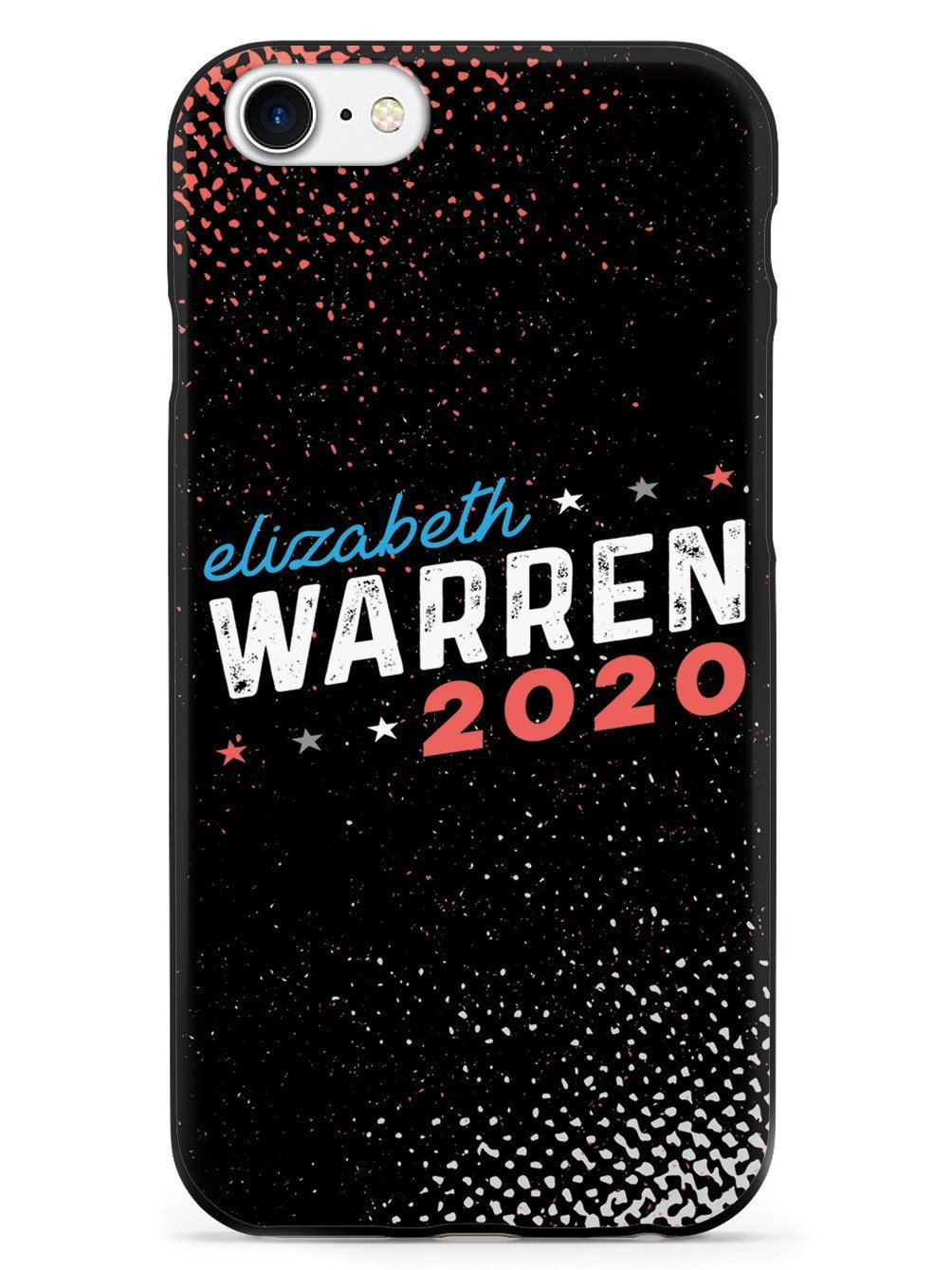 Elizabeth Warren for President 2020 iPhone 8 Case - 3D Textured Protective Cover for Apple iPhone 8 (Black) - Durable & Slim Design - Perfect for Campaign Supporters, Political Enthusiasts & Everyday Use