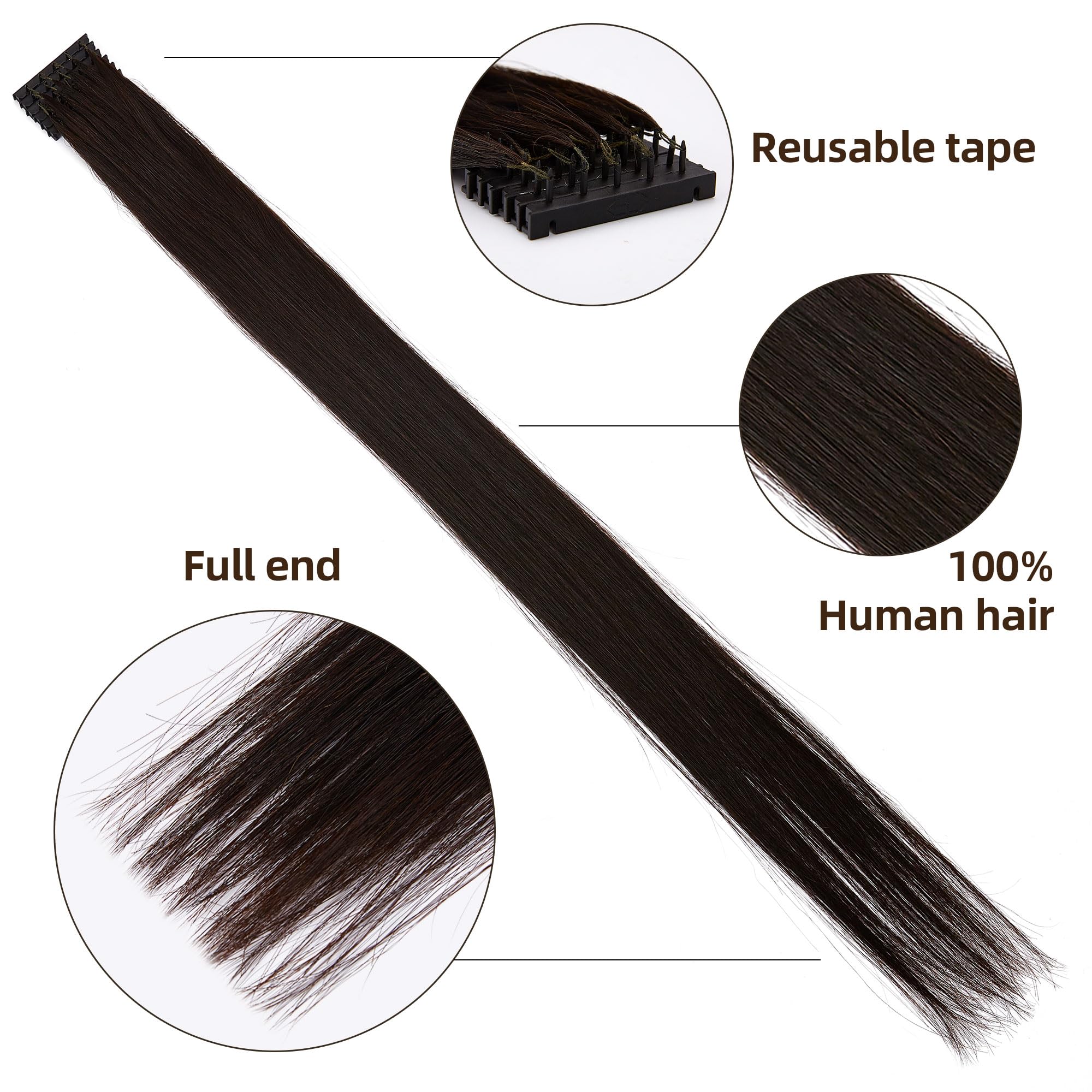 6D 3rd Gen Smart Hair Extension Machine - 24 Inch (2 Pack) for Seamless Hair Extensions & Styling at Home or Salon