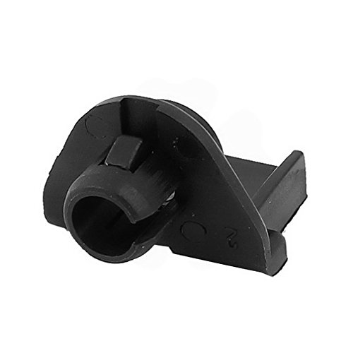 Fuxell Black Plastic Car Hood Support Prop Rod Clamps & Clips - Universal Hood Latch Socket Kit for Easy Vehicle Maintenance & Engine Access - Perfect for DIY Auto Repair & Car Modifications