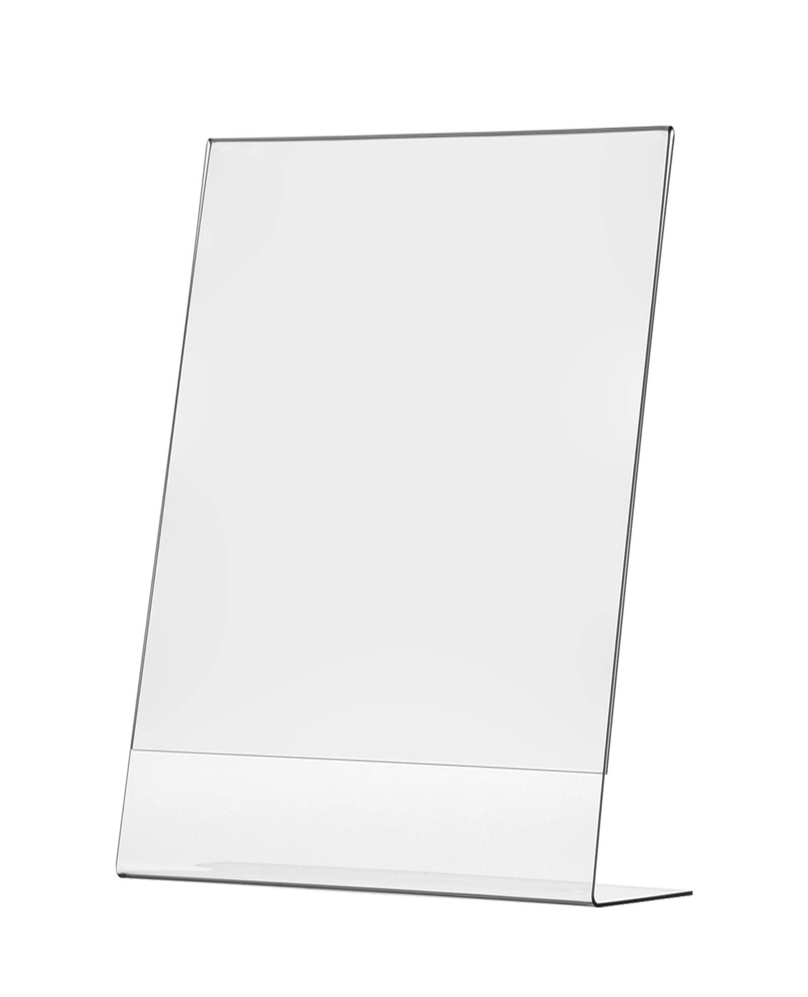 10 Pack 11x17 Inches Slant Back Sign Holders - Table Tent Frames for Bulletin, Out of Order, Countertop Advertisements - Perfect for Receptionist Displays, Price Lists & Cost Sheets | Ideal for Restaurants, Offices & Retail Stores