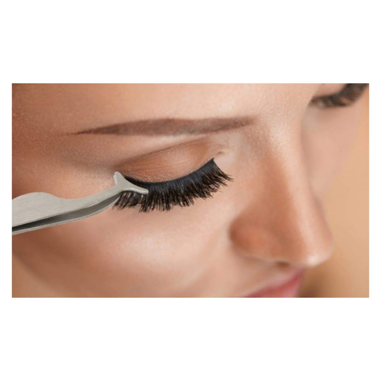 Cosmac Professional Waterproof Eye Makeup Kit - Eyeliner, Mascara, Eyebrow Pencil & 1 Pair False Eyelashes (4-Piece Set) for Long-Lasting Party, Wedding & Special Occasion Makeup
